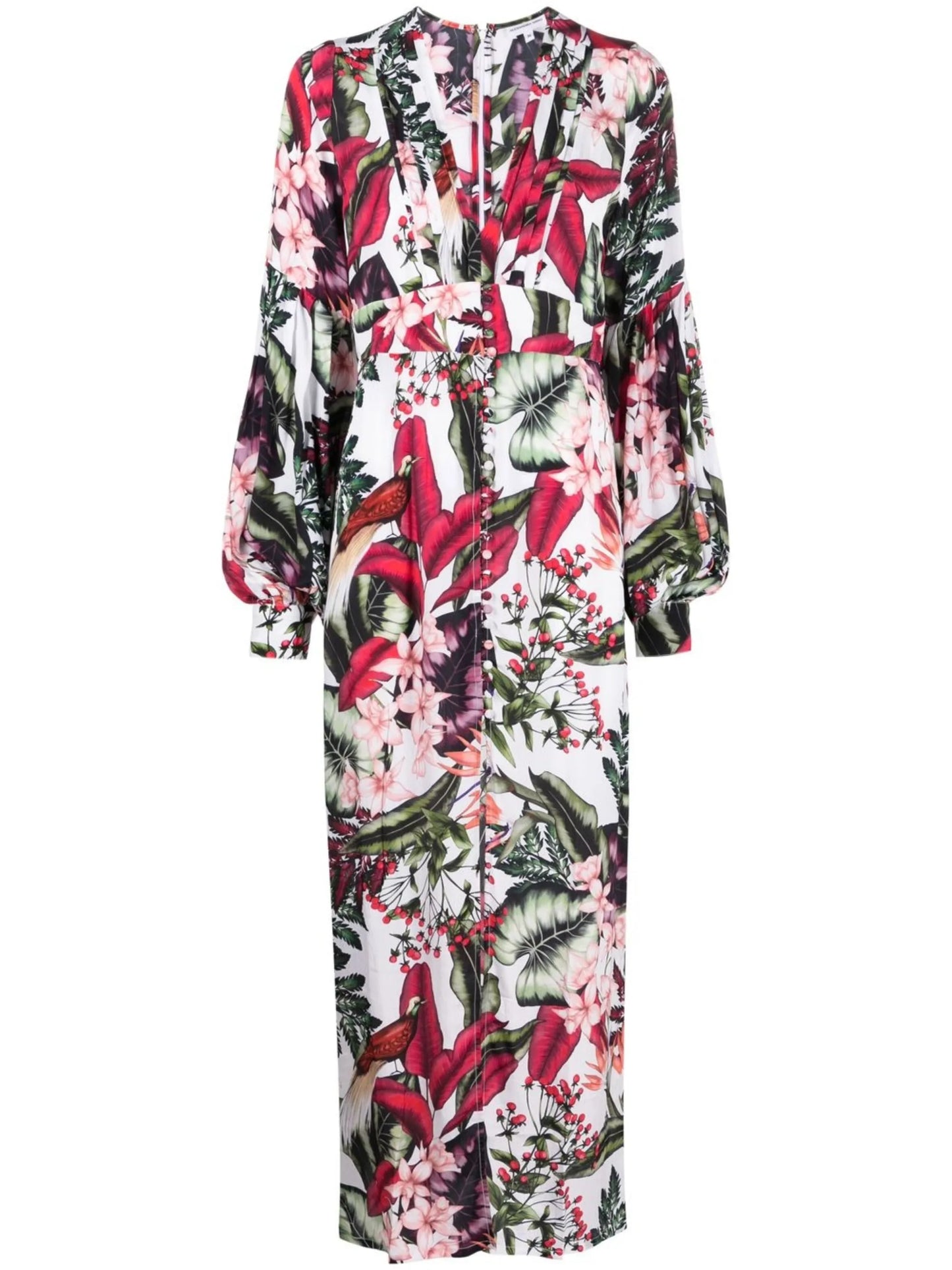 printed midi dress