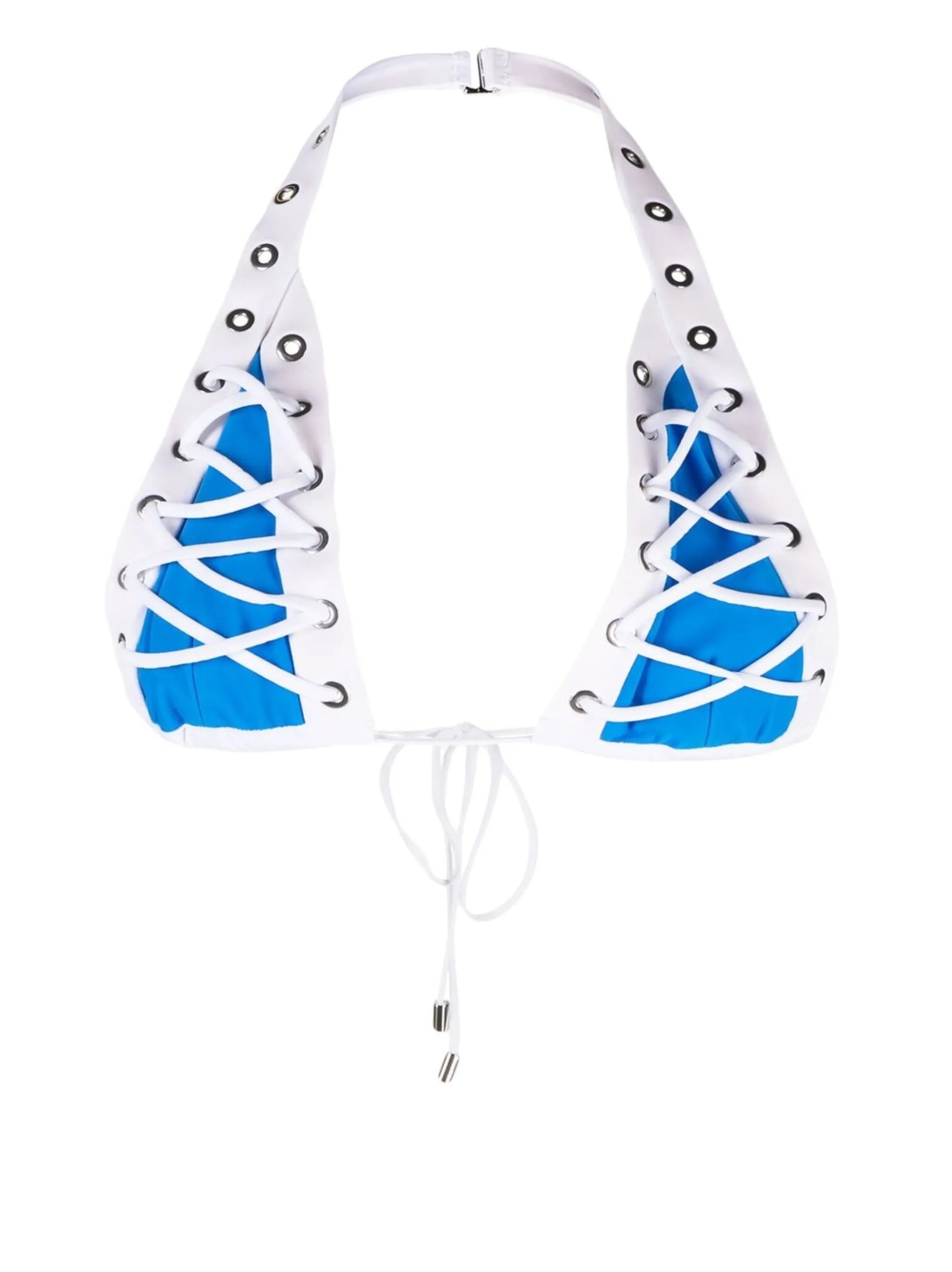 Olivia lace-up bikini top