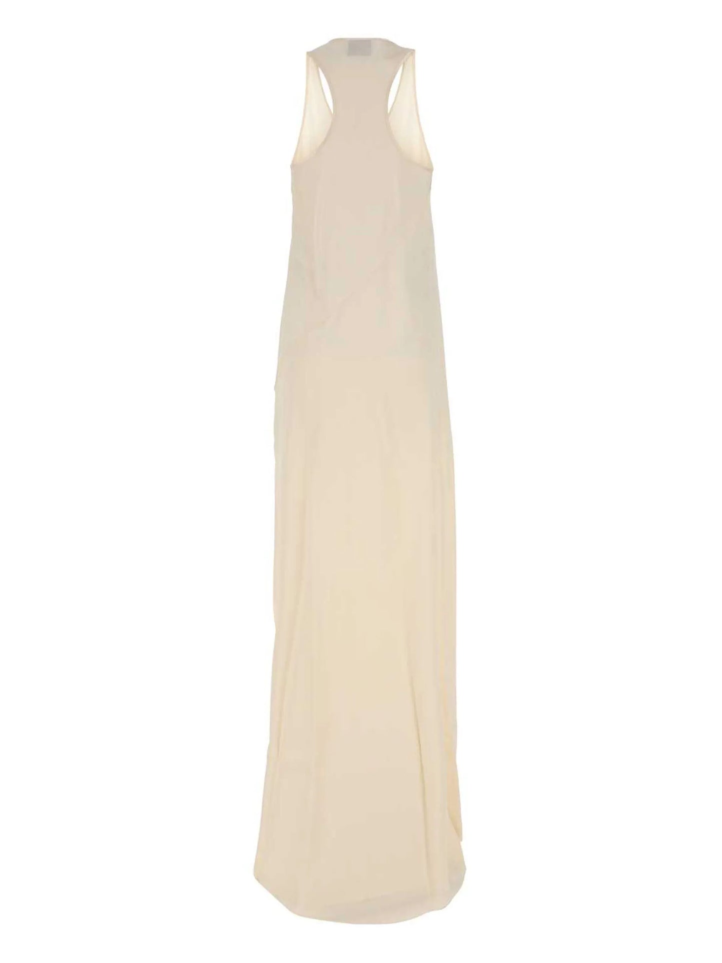 logo-print racerback gown
