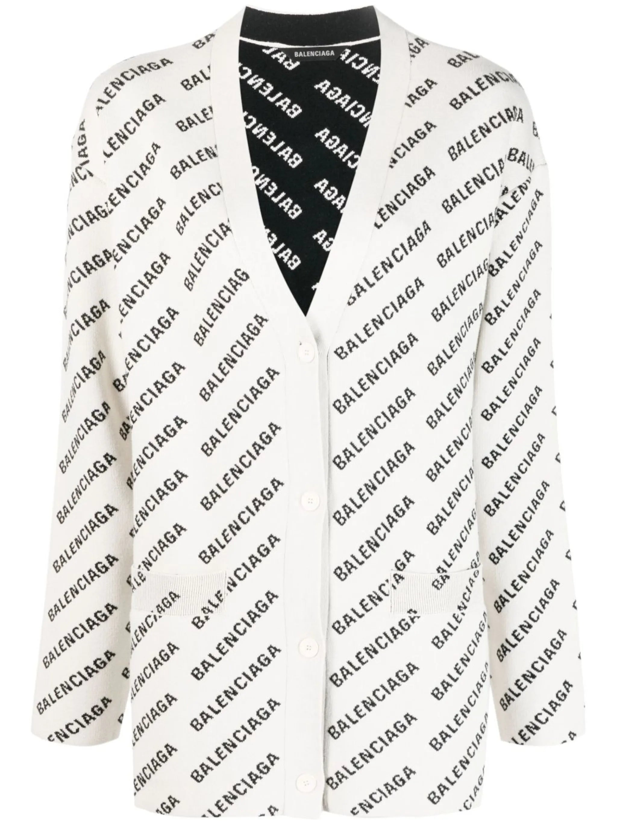 Mini Allover Logo cardigan