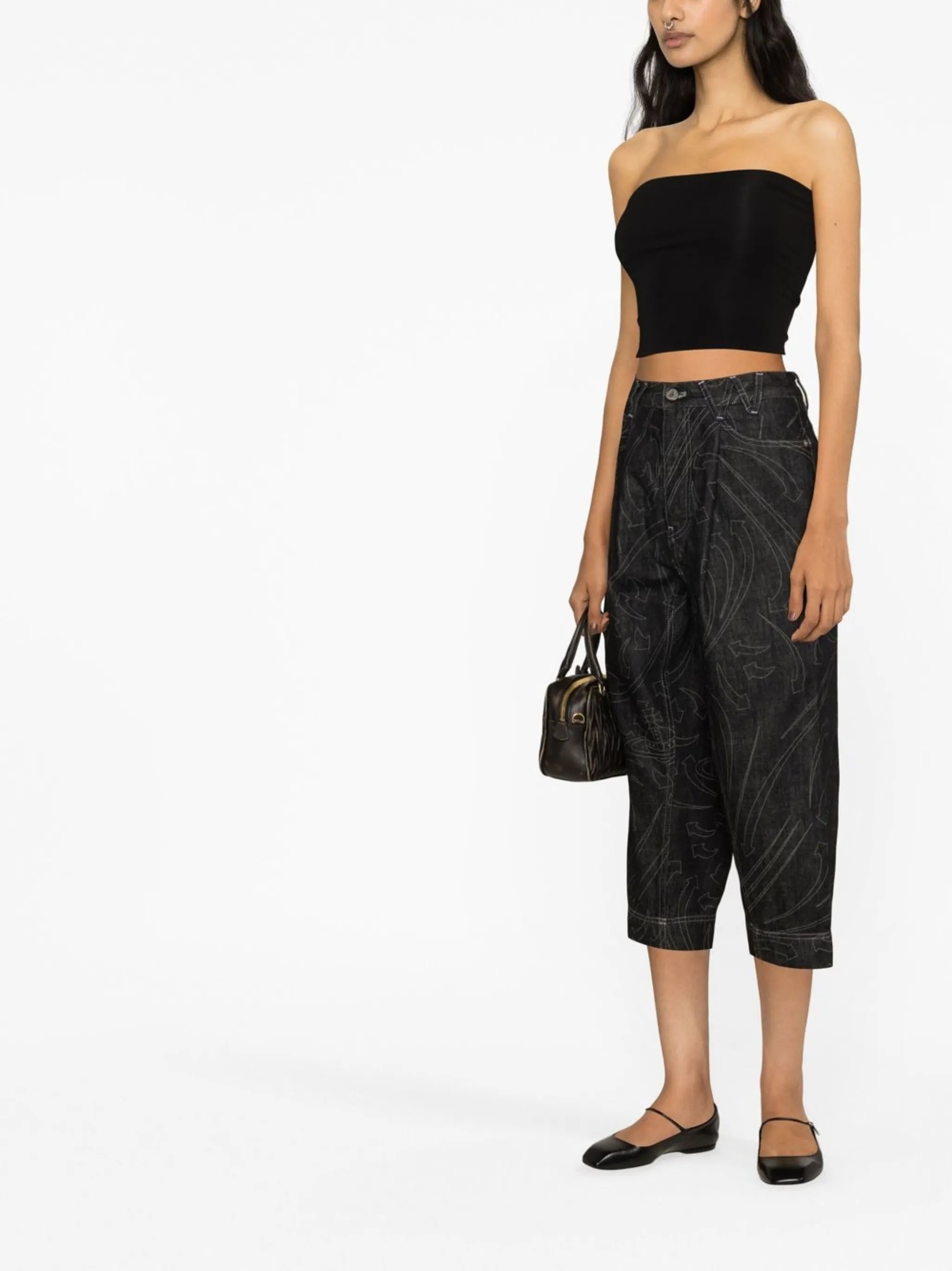 Macca cropped boyfriend-fit jeans