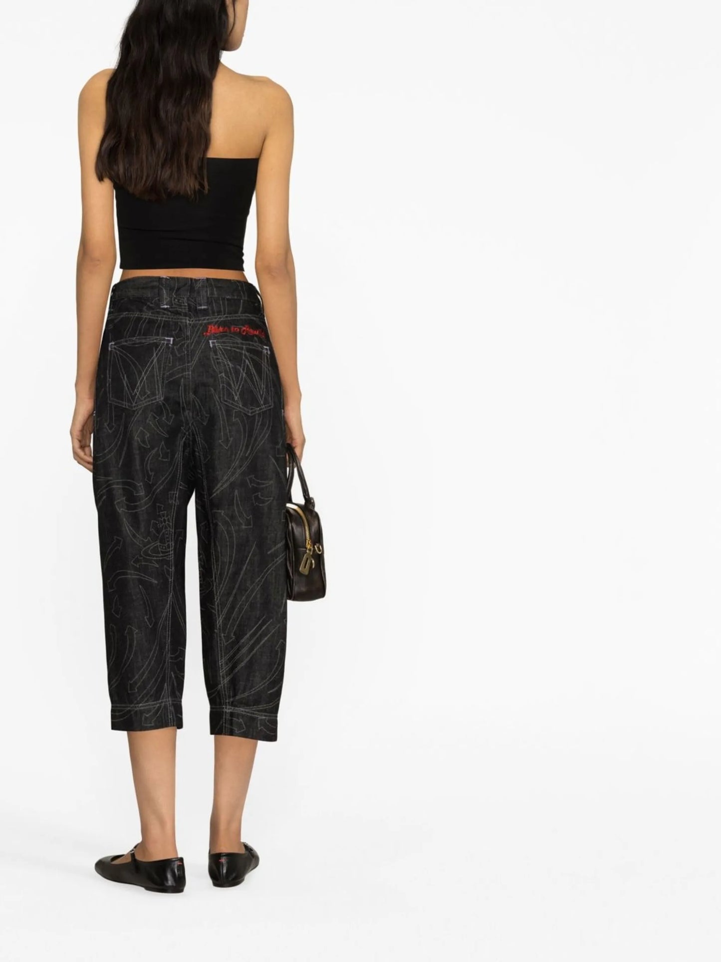 Macca cropped boyfriend-fit jeans