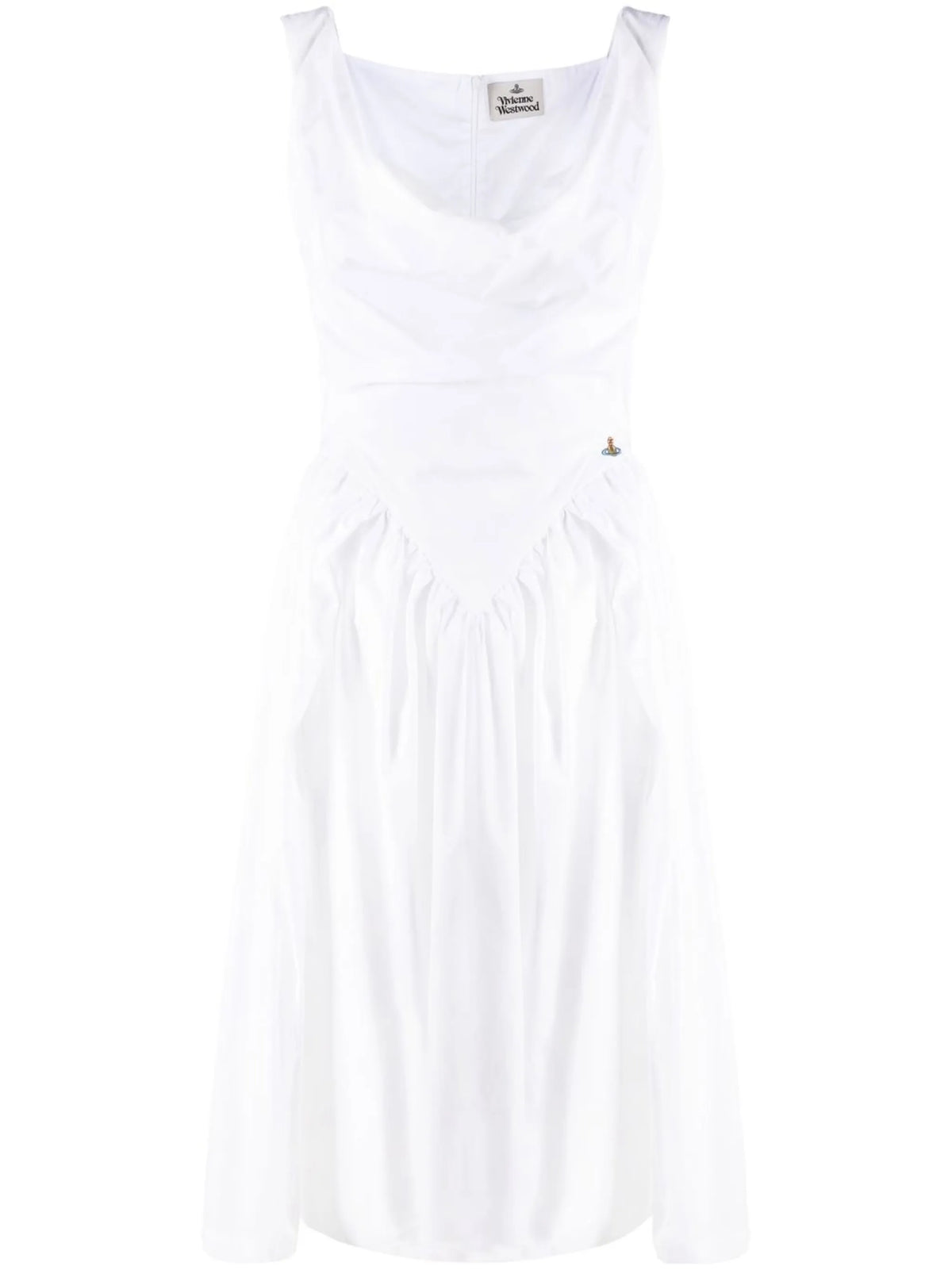 Sunday cowl-neck midi dress