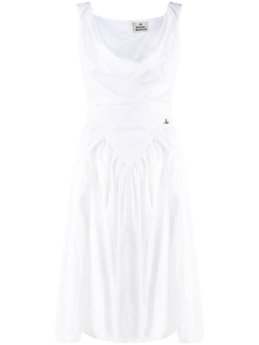 Sunday cowl-neck midi dress