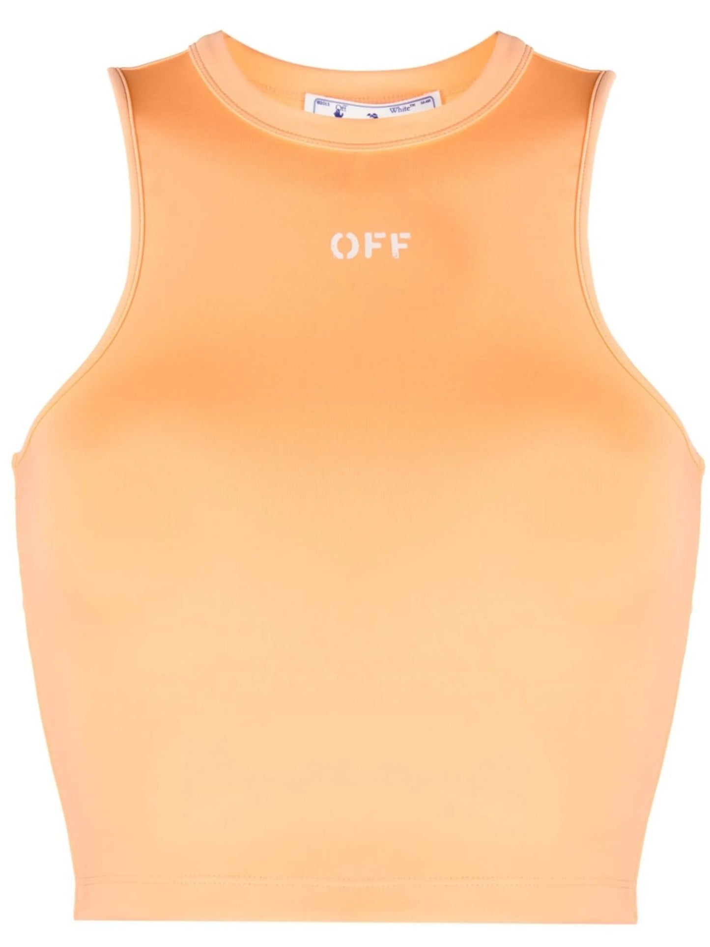 Rowing crew-neck sleeveless top