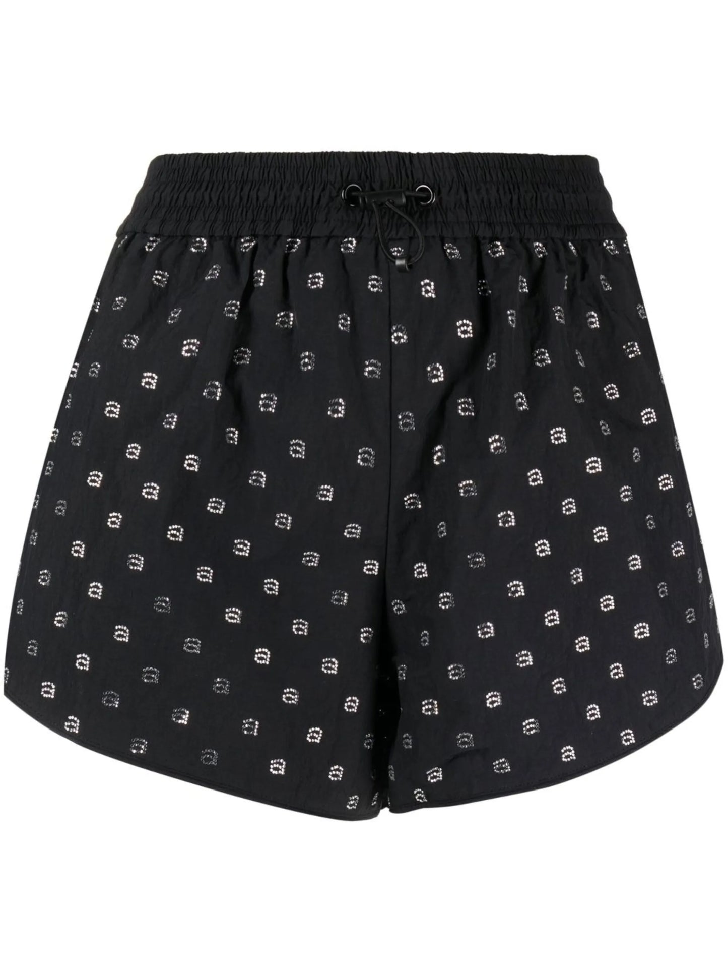 logo-embellishment running shorts
