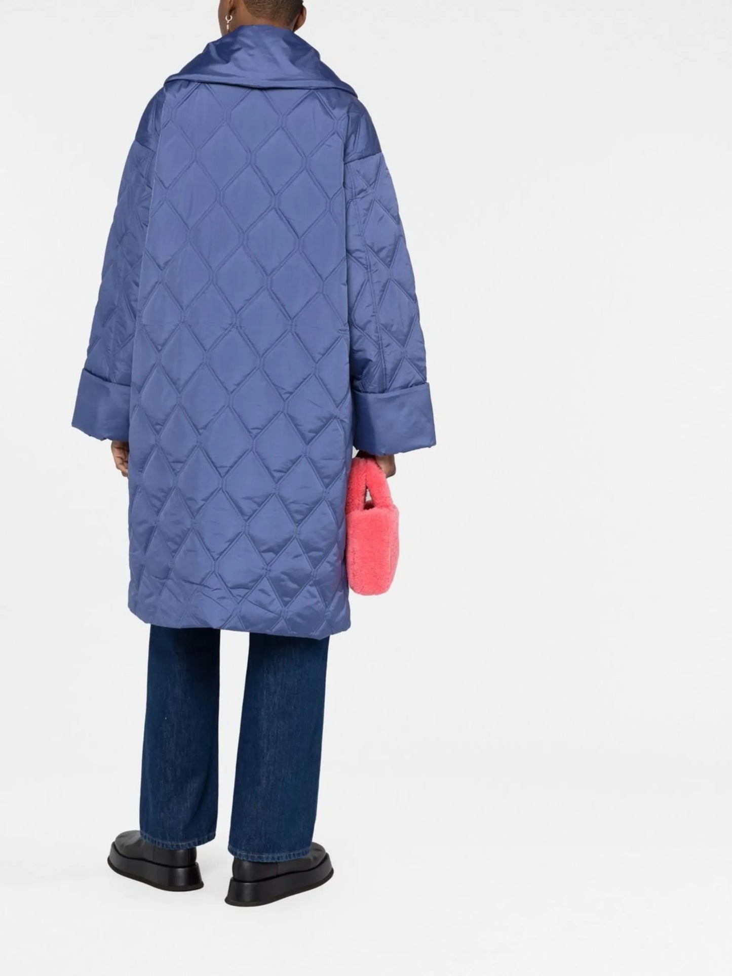 recycled polyester quilted coat