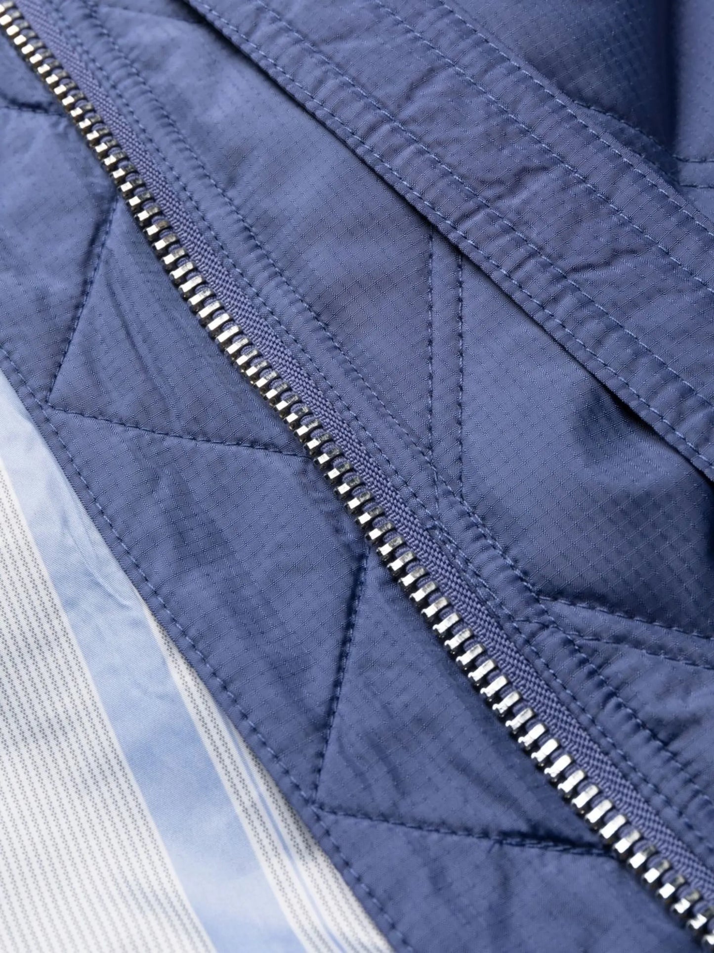 recycled polyester quilted coat