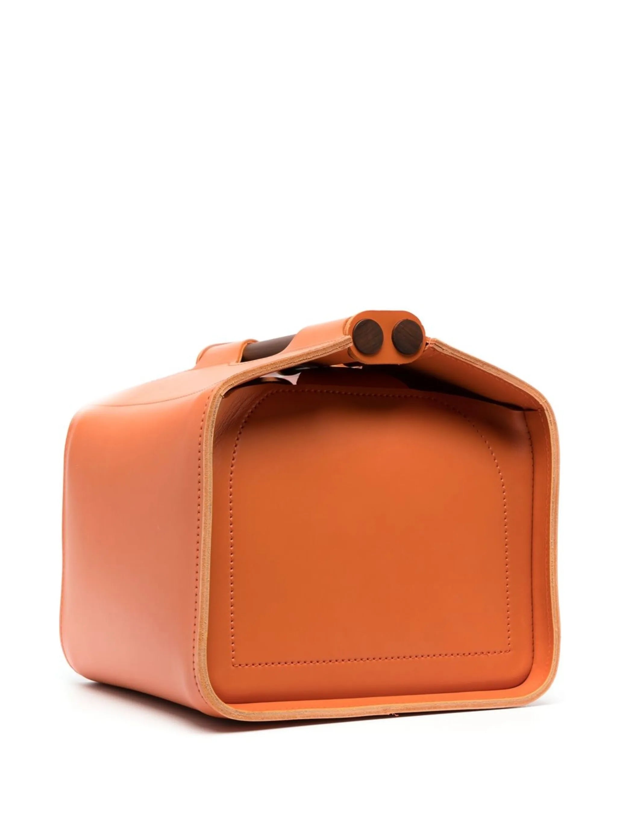 Jota leather storage basket
