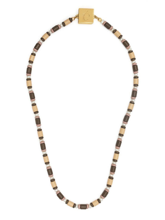 beaded pearl necklace
