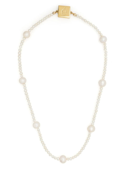 beaded pearl necklace