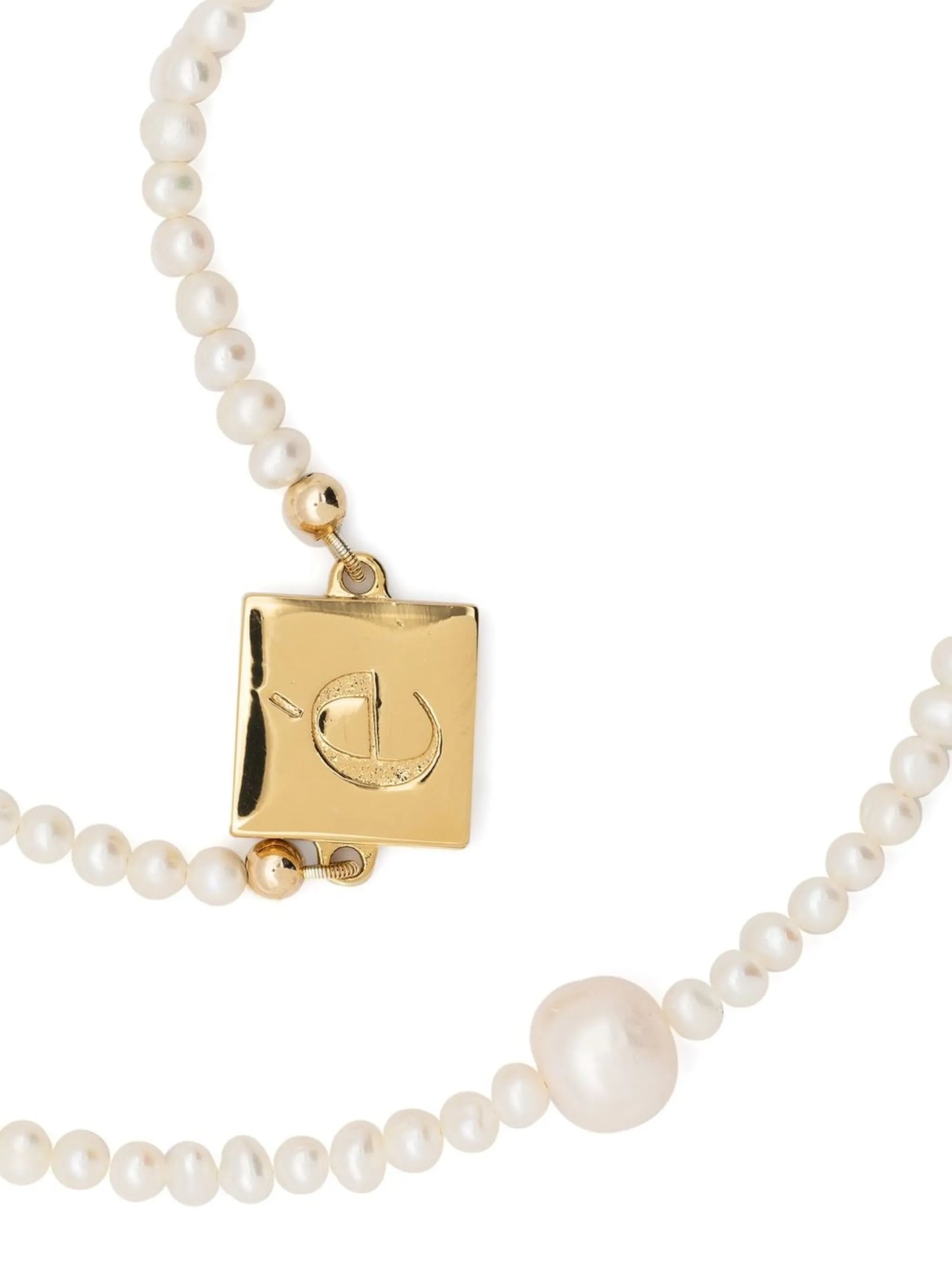 beaded pearl necklace