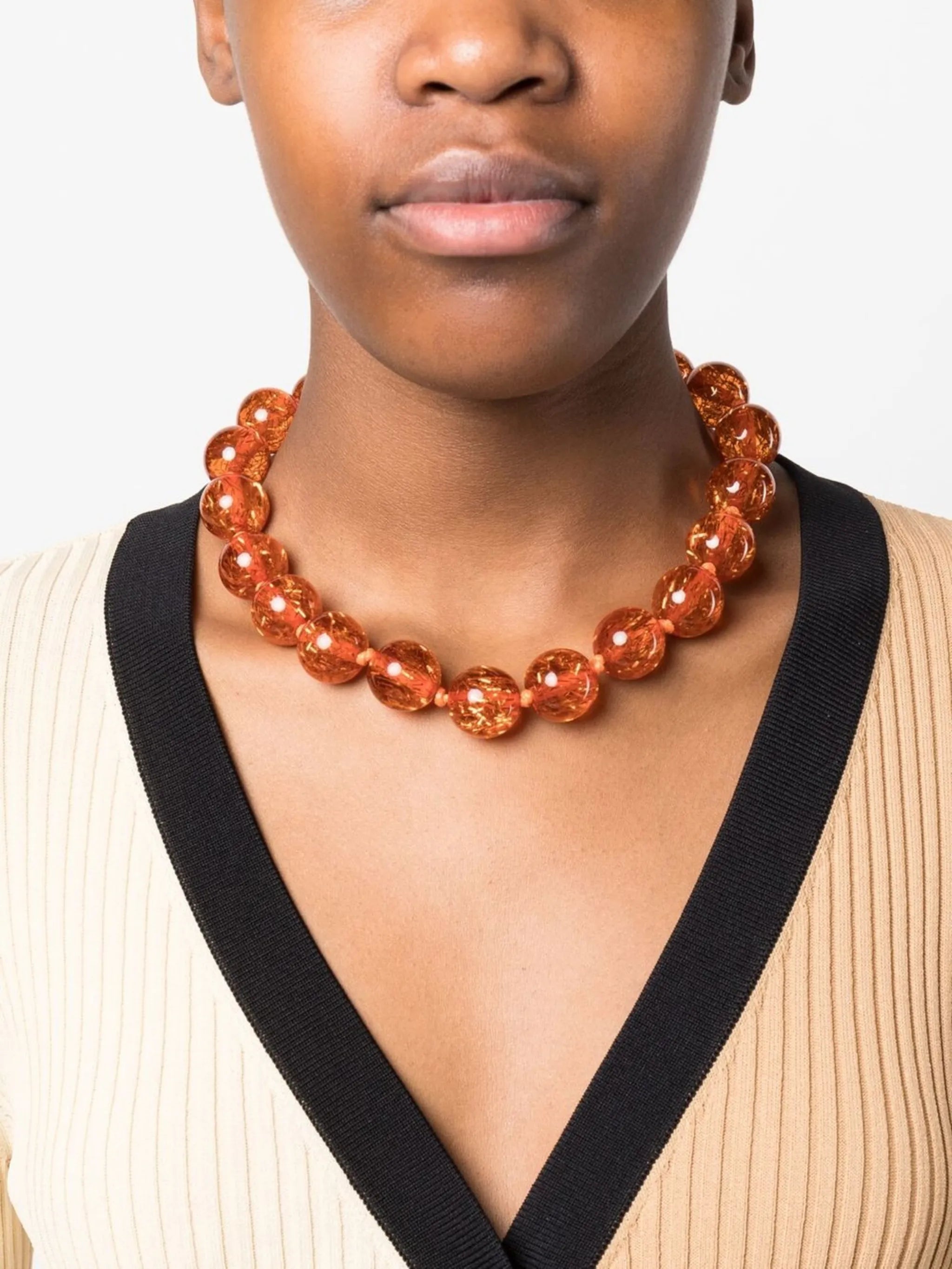 large beaded necklace