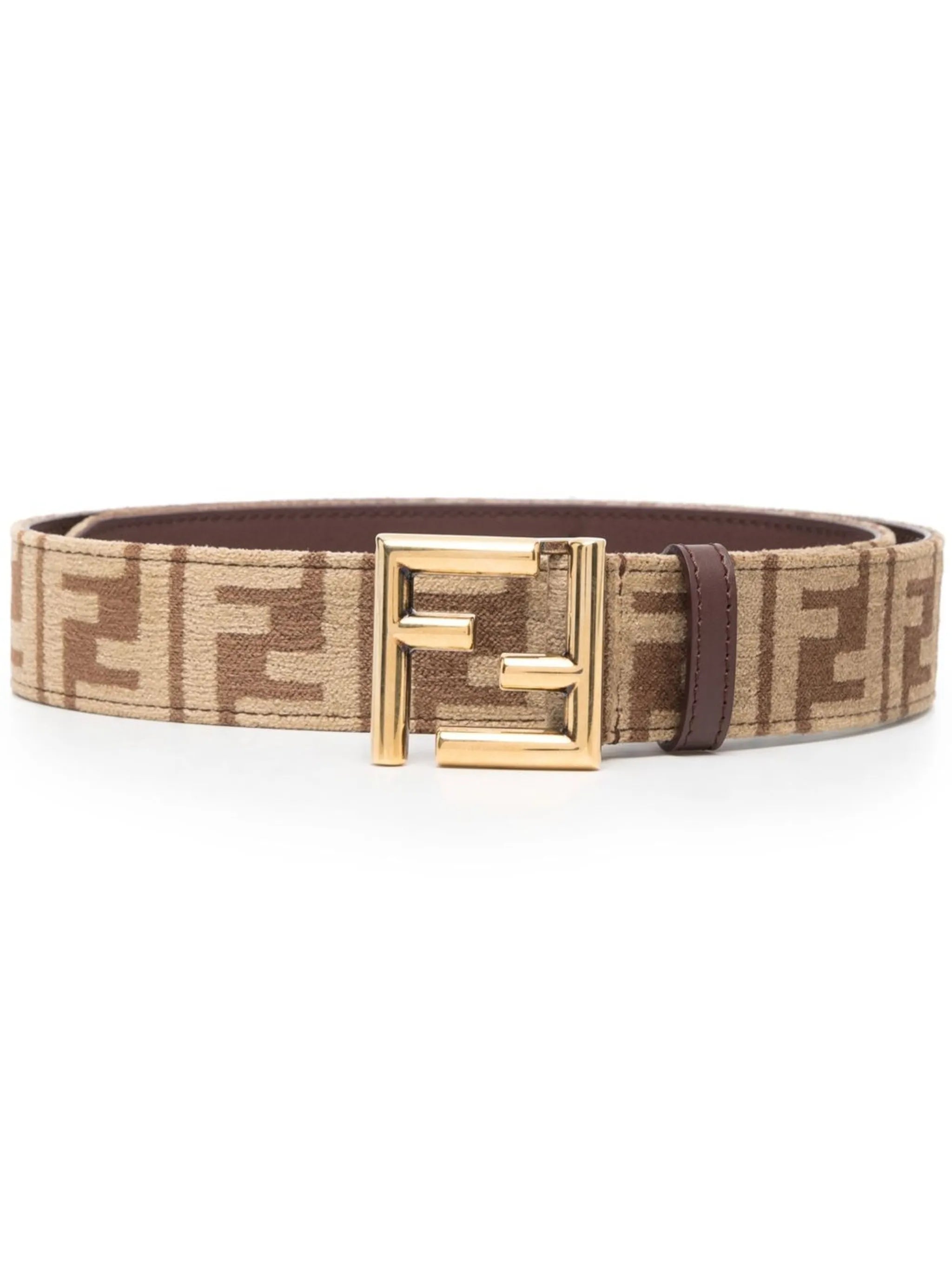logo-jacquard canvas belt