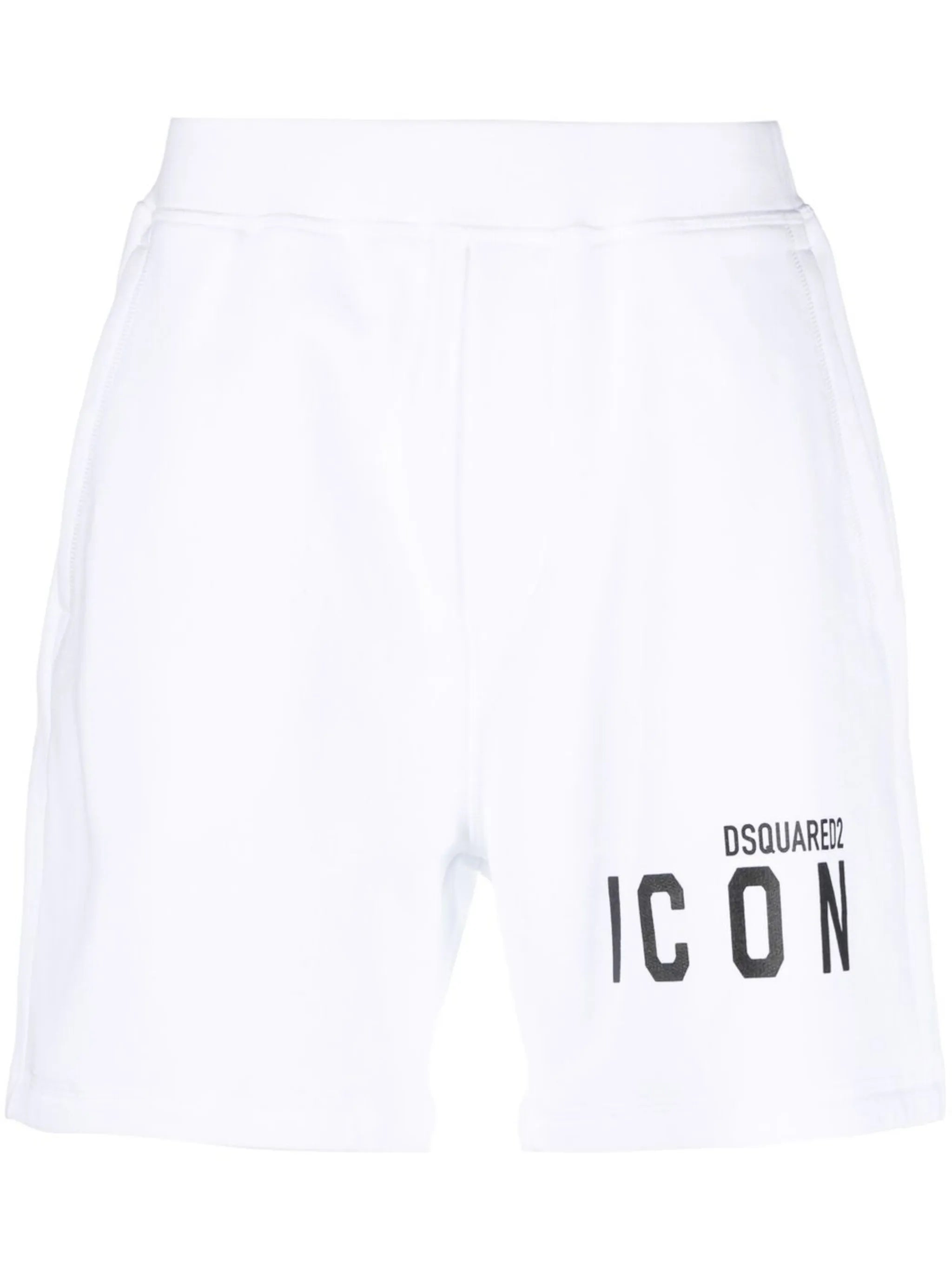 logo-print track shorts