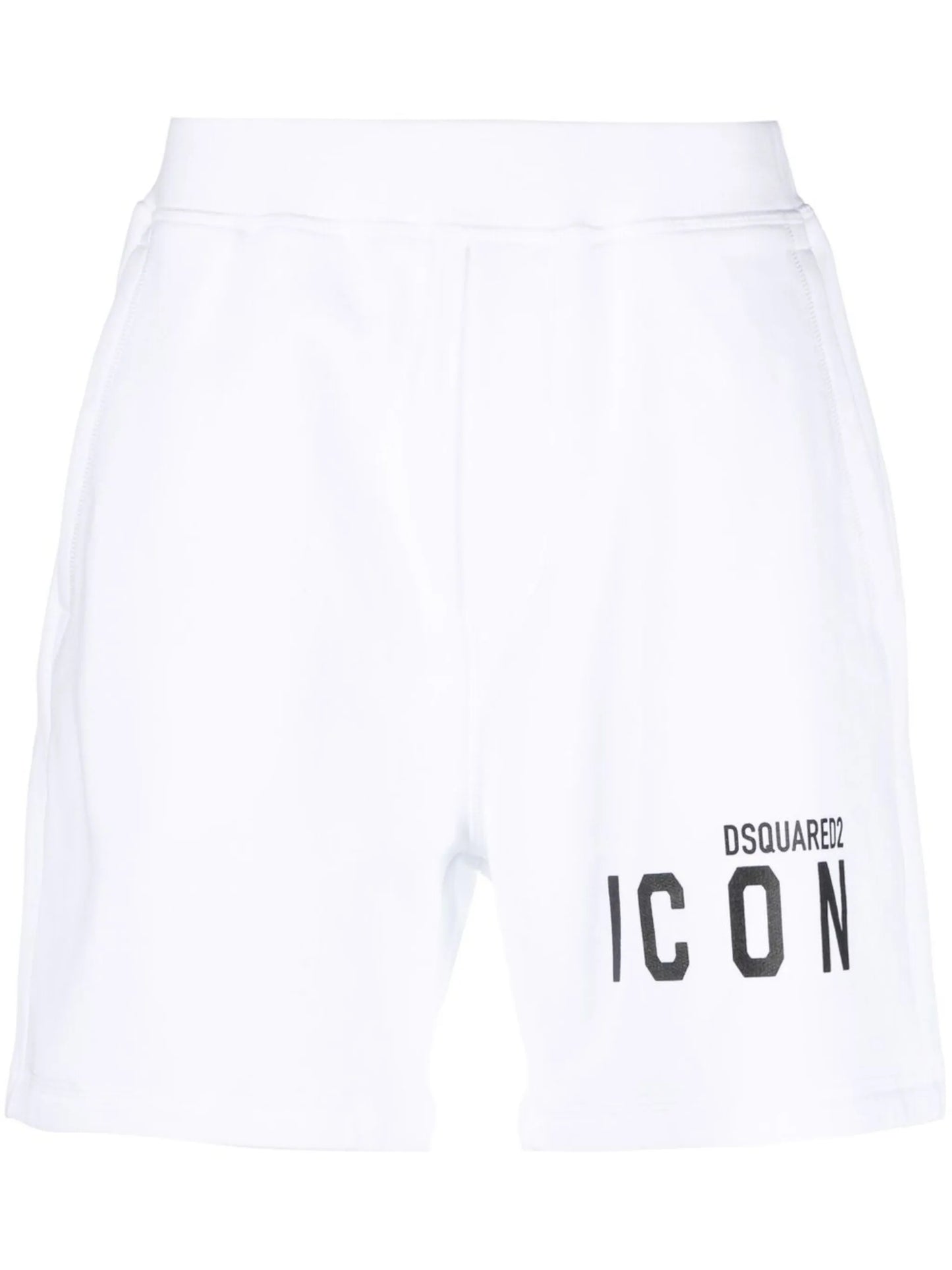 logo-print track shorts