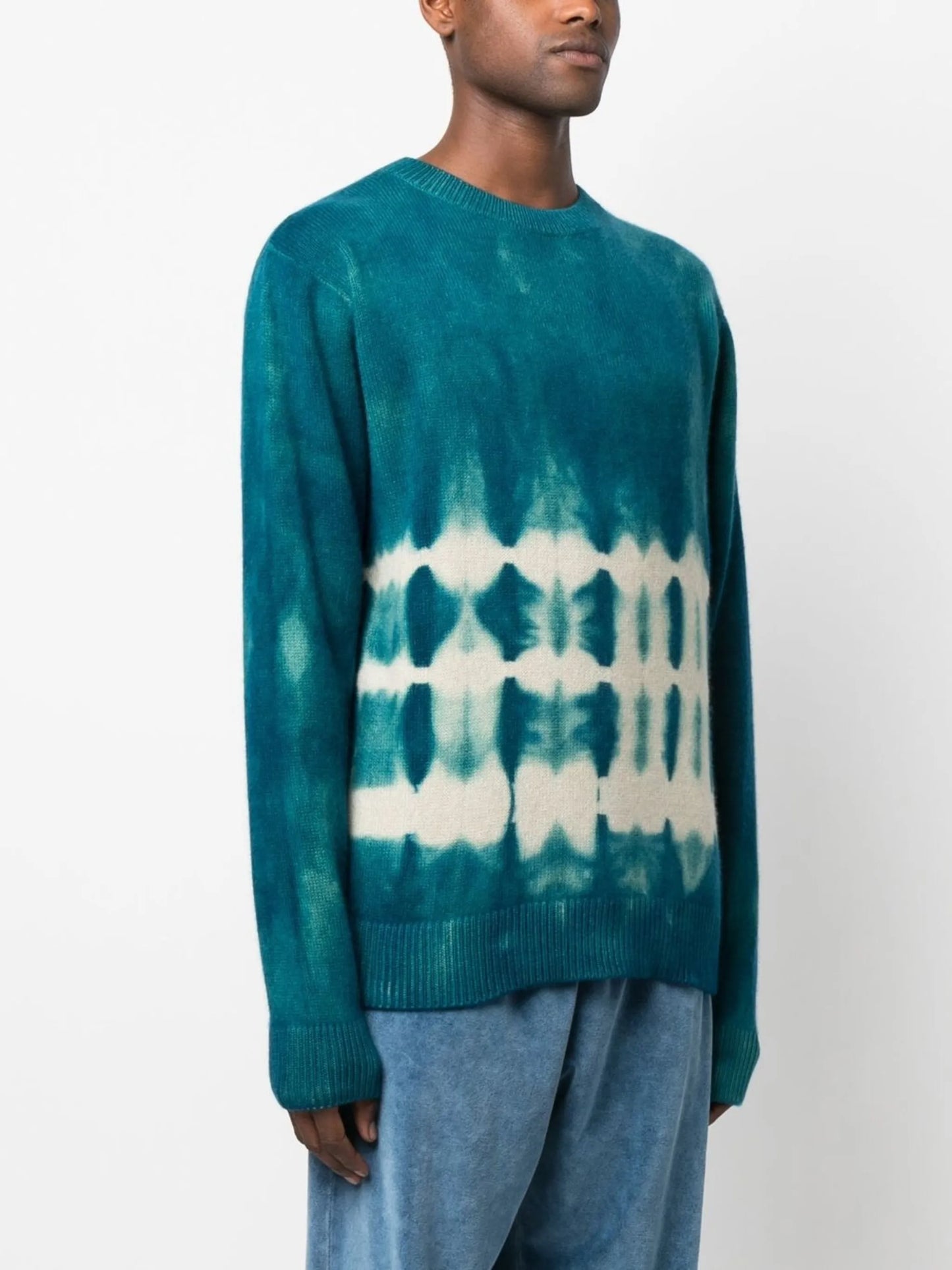 tie-dye cashmere jumper