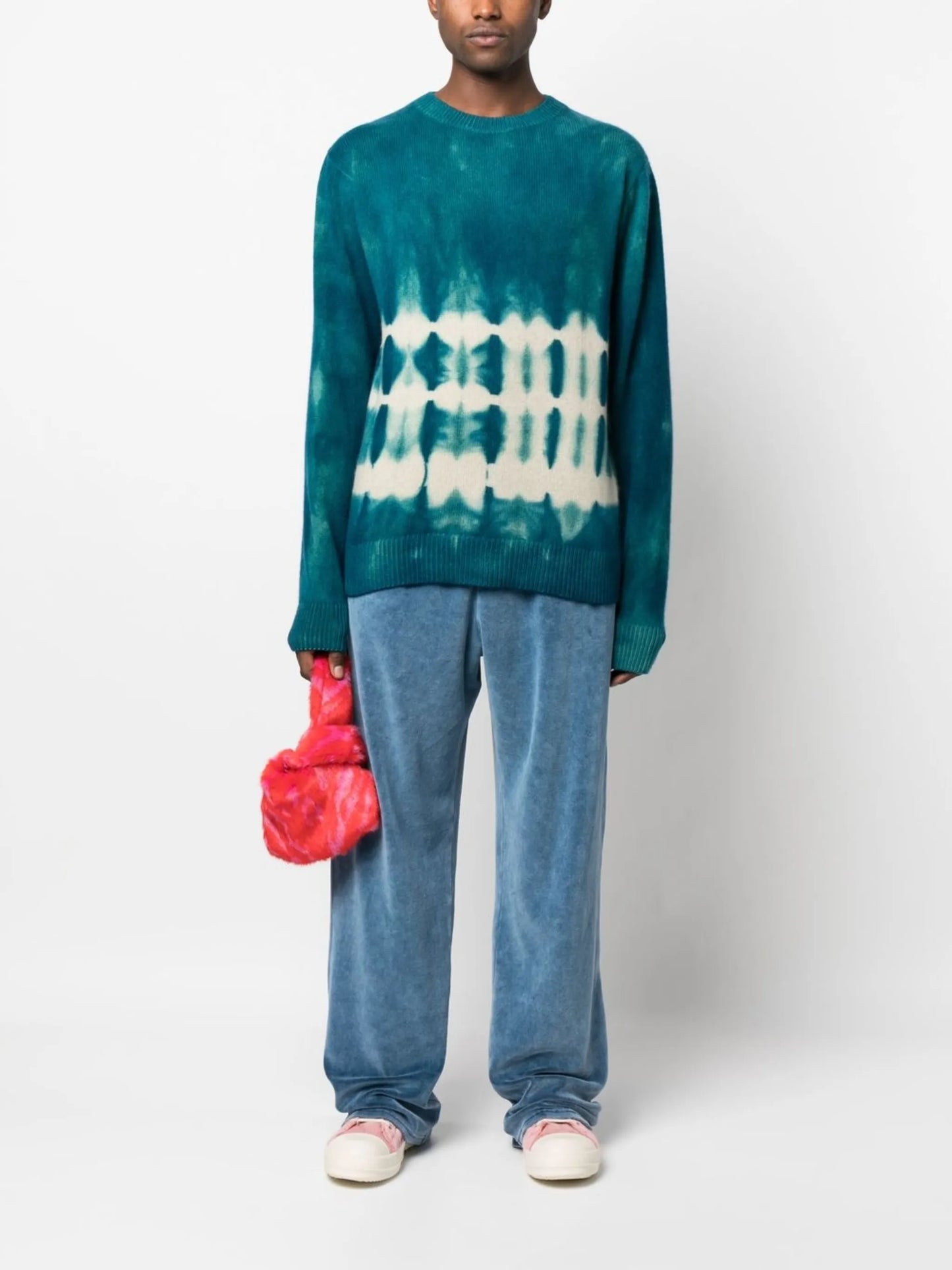 tie-dye cashmere jumper