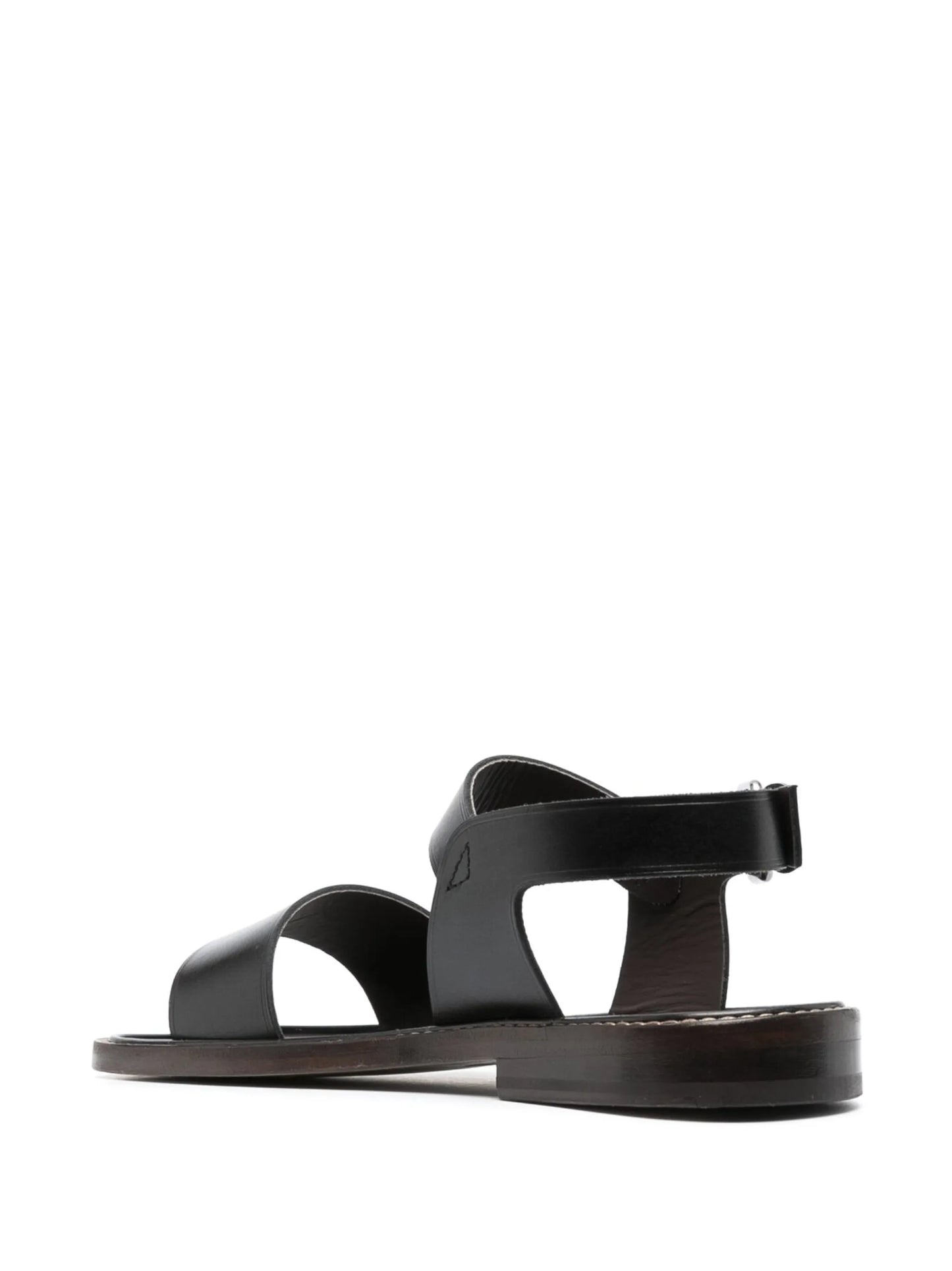 square-toe flat sandals