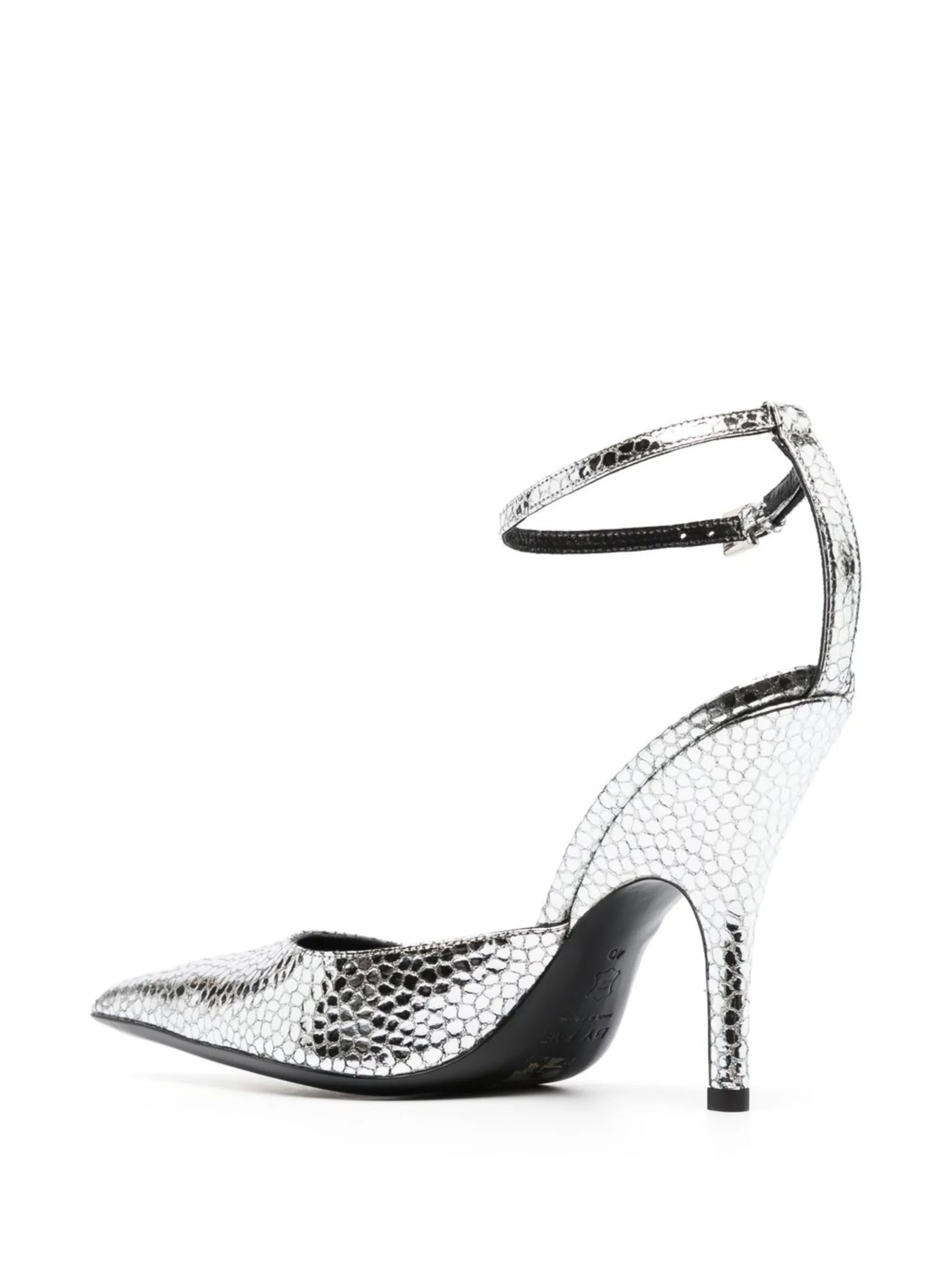 Eliza 115mm ankle-strap pumps