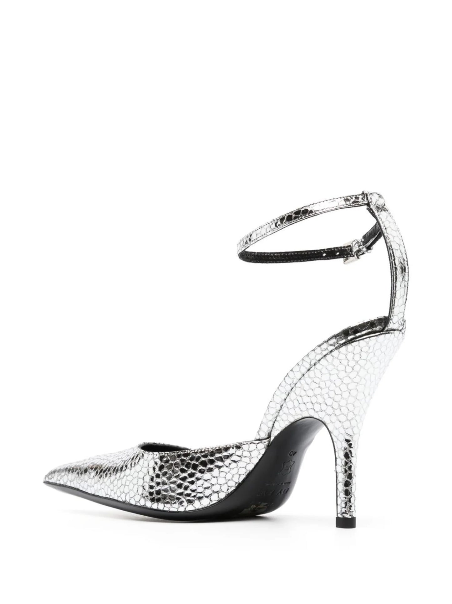 Eliza 115mm ankle-strap pumps