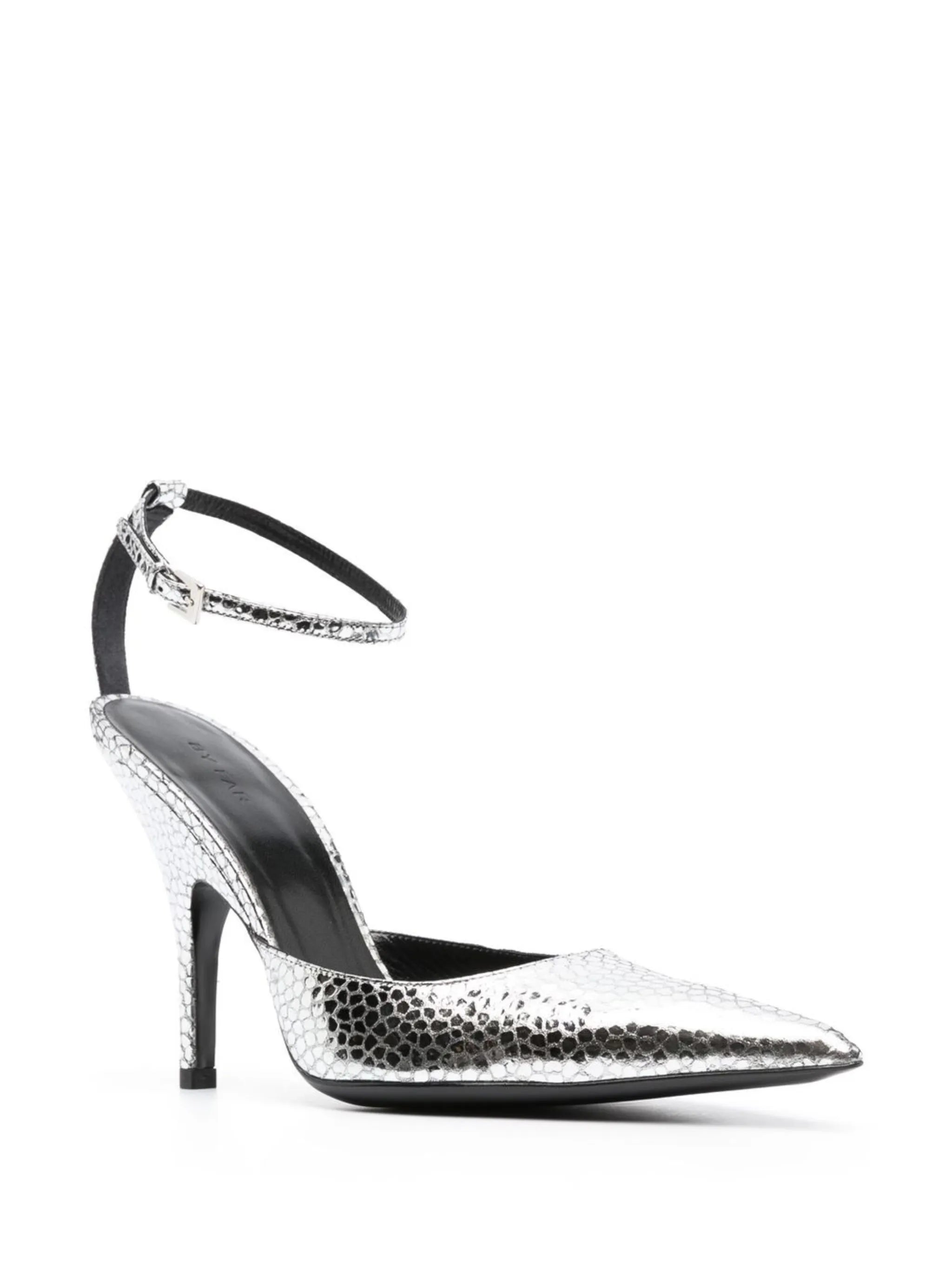 Eliza 115mm ankle-strap pumps