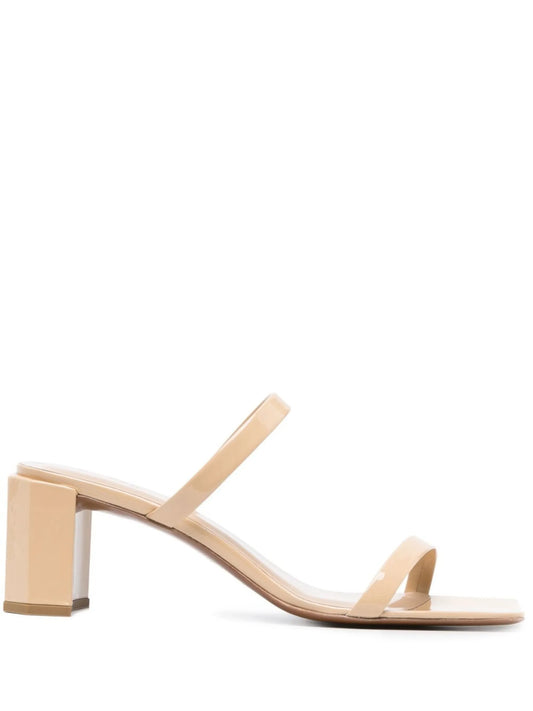 Tanya Kraft 65mm patent sandals