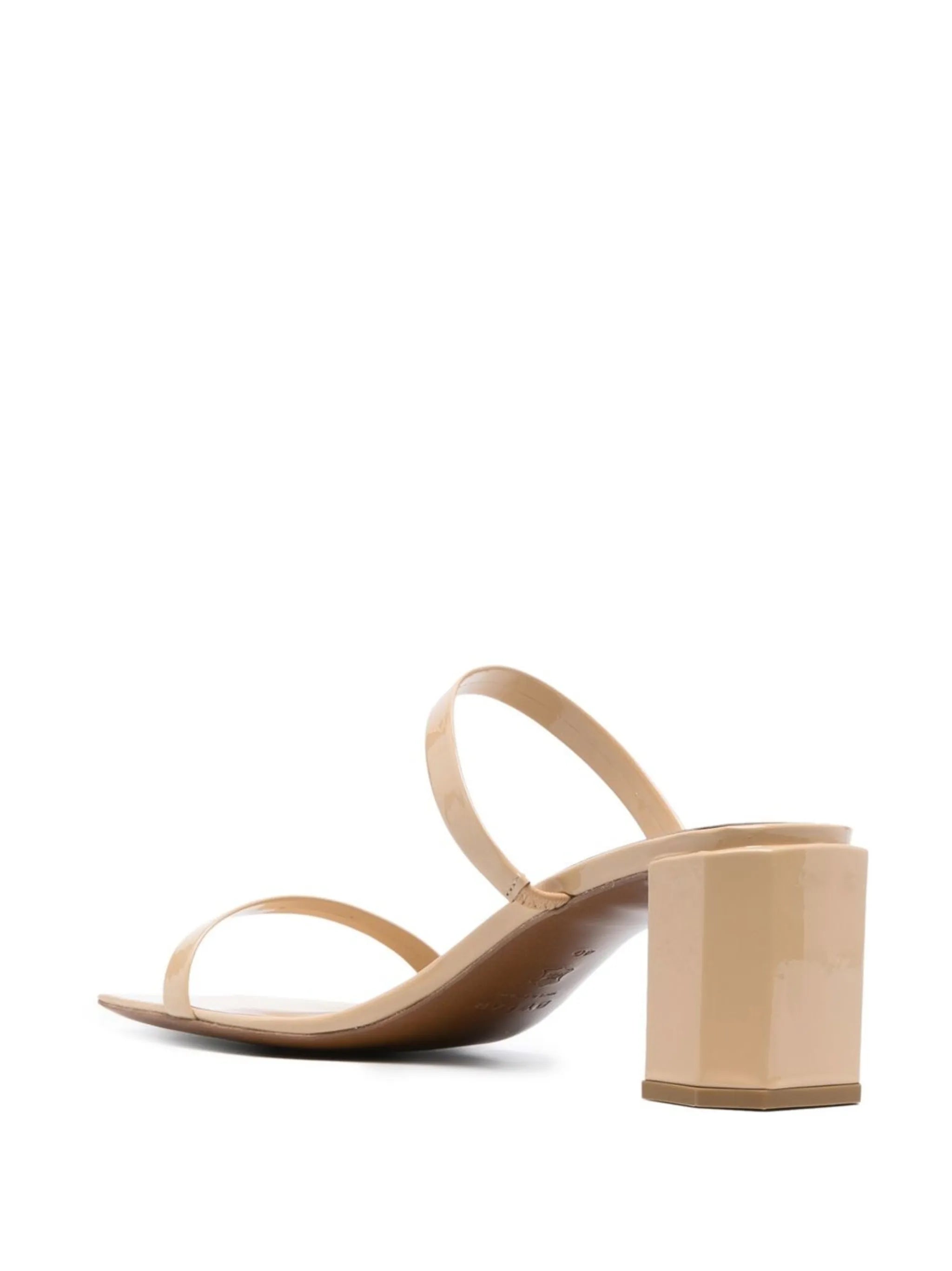 Tanya Kraft 65mm patent sandals