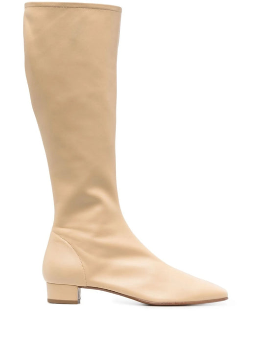 Edie Kraft nappa leather 30mm boots