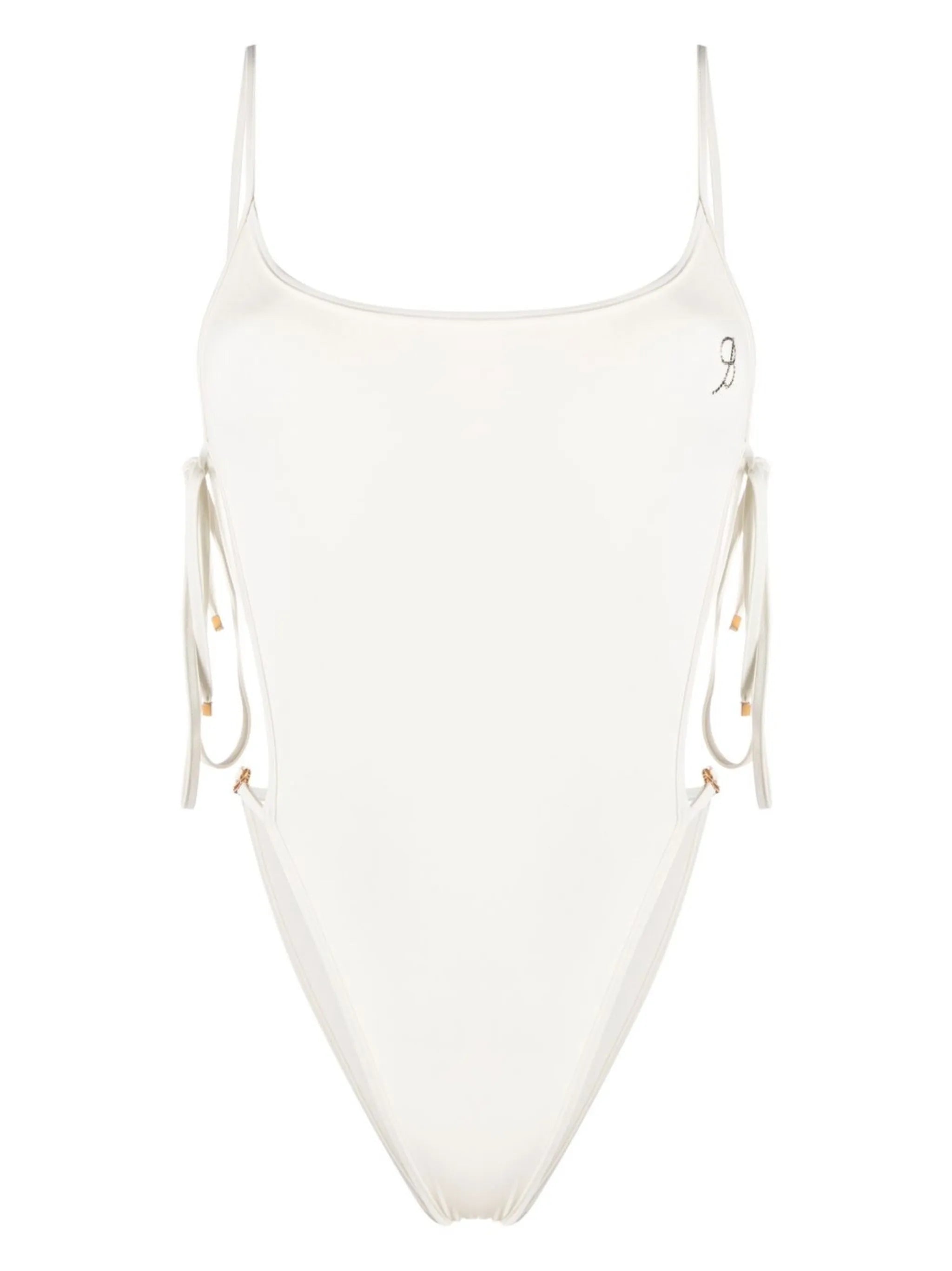 open tie side swimsuit