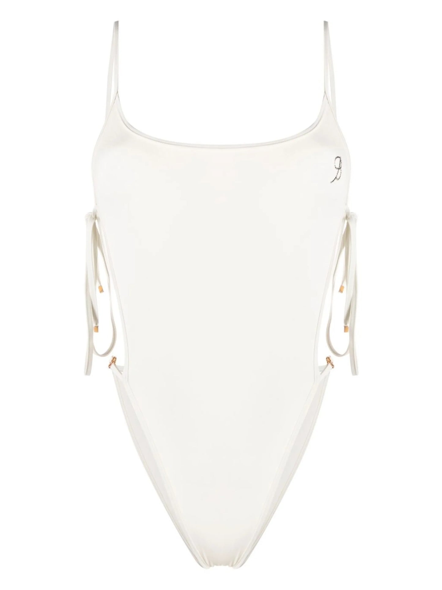 open tie side swimsuit