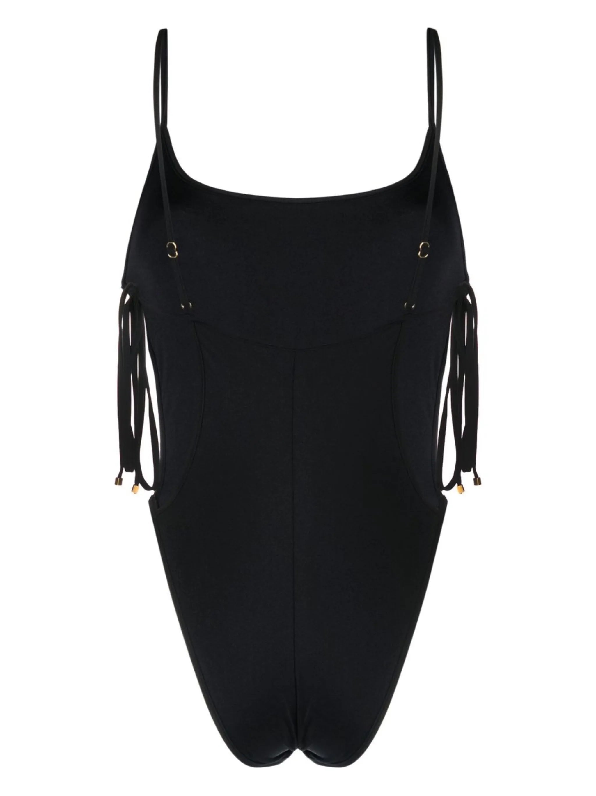 open tie-side swimsuit