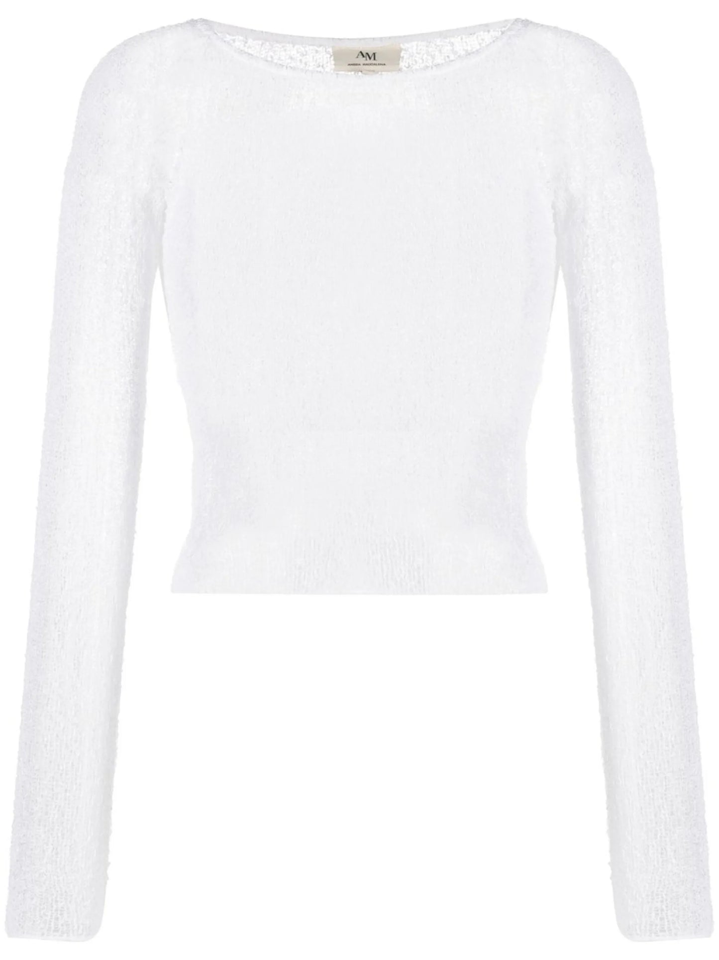 Beckie open-knit crew-neck jumper