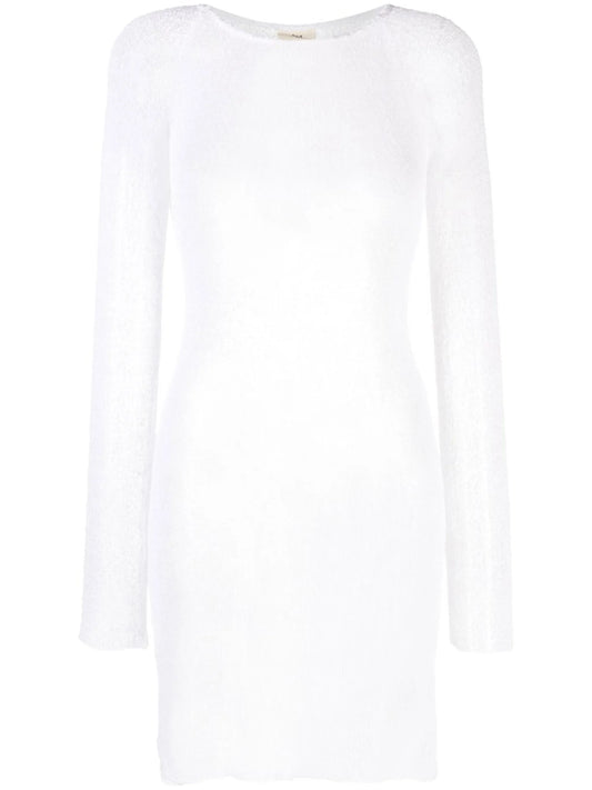Andy open-knit mini dress