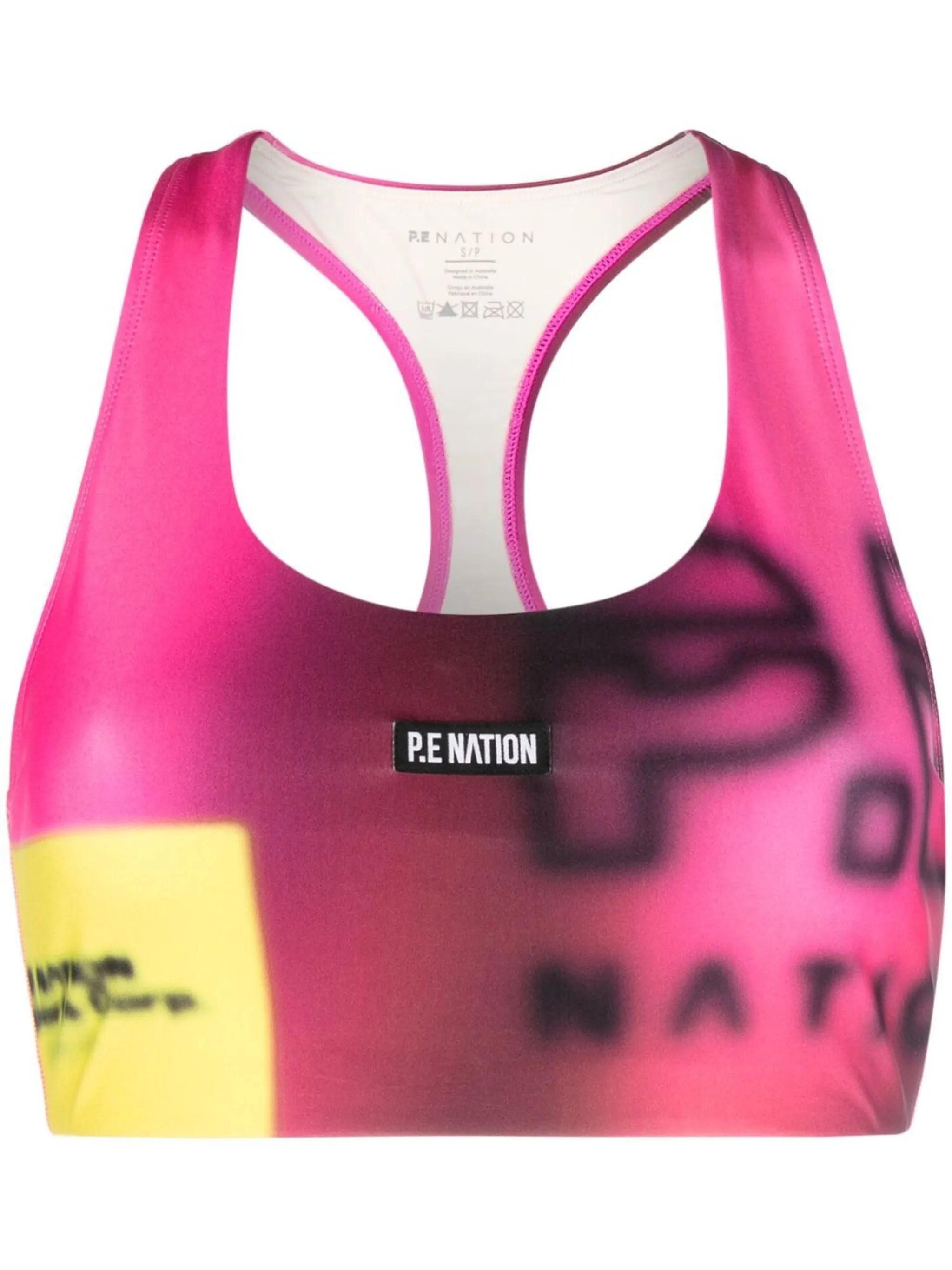 Immersion panelled sports bra