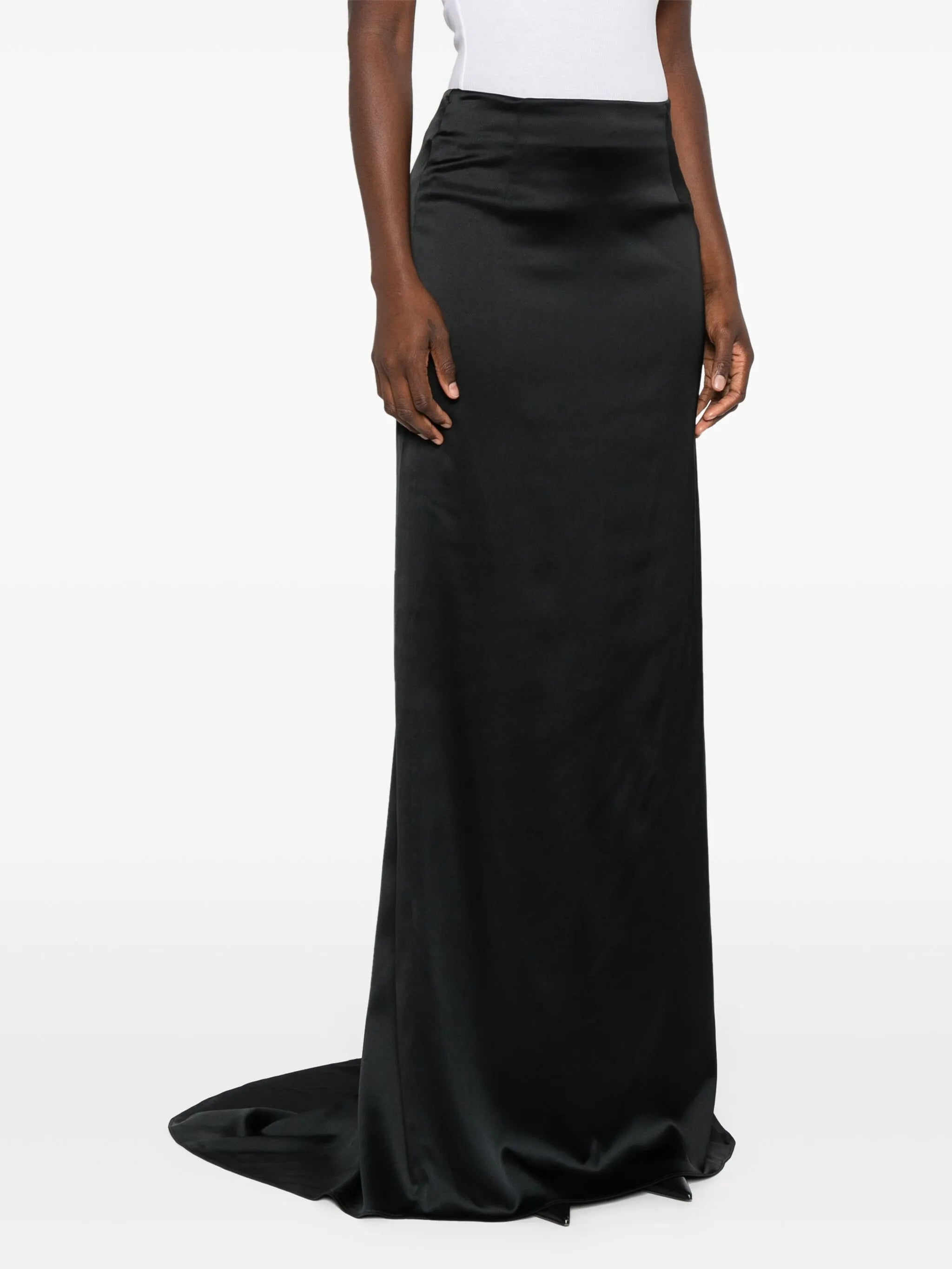 floor-length maxi skirt