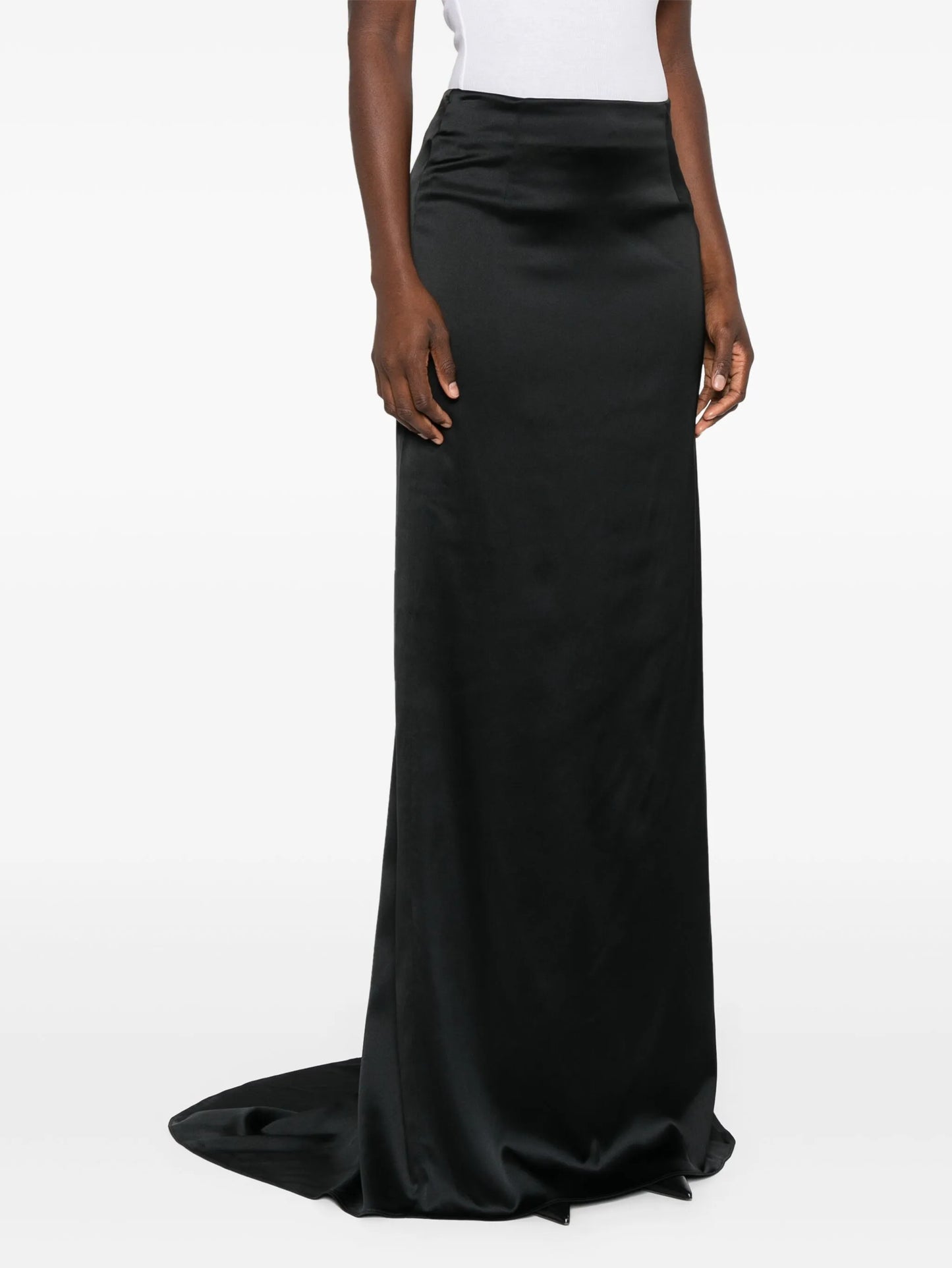 floor-length maxi skirt