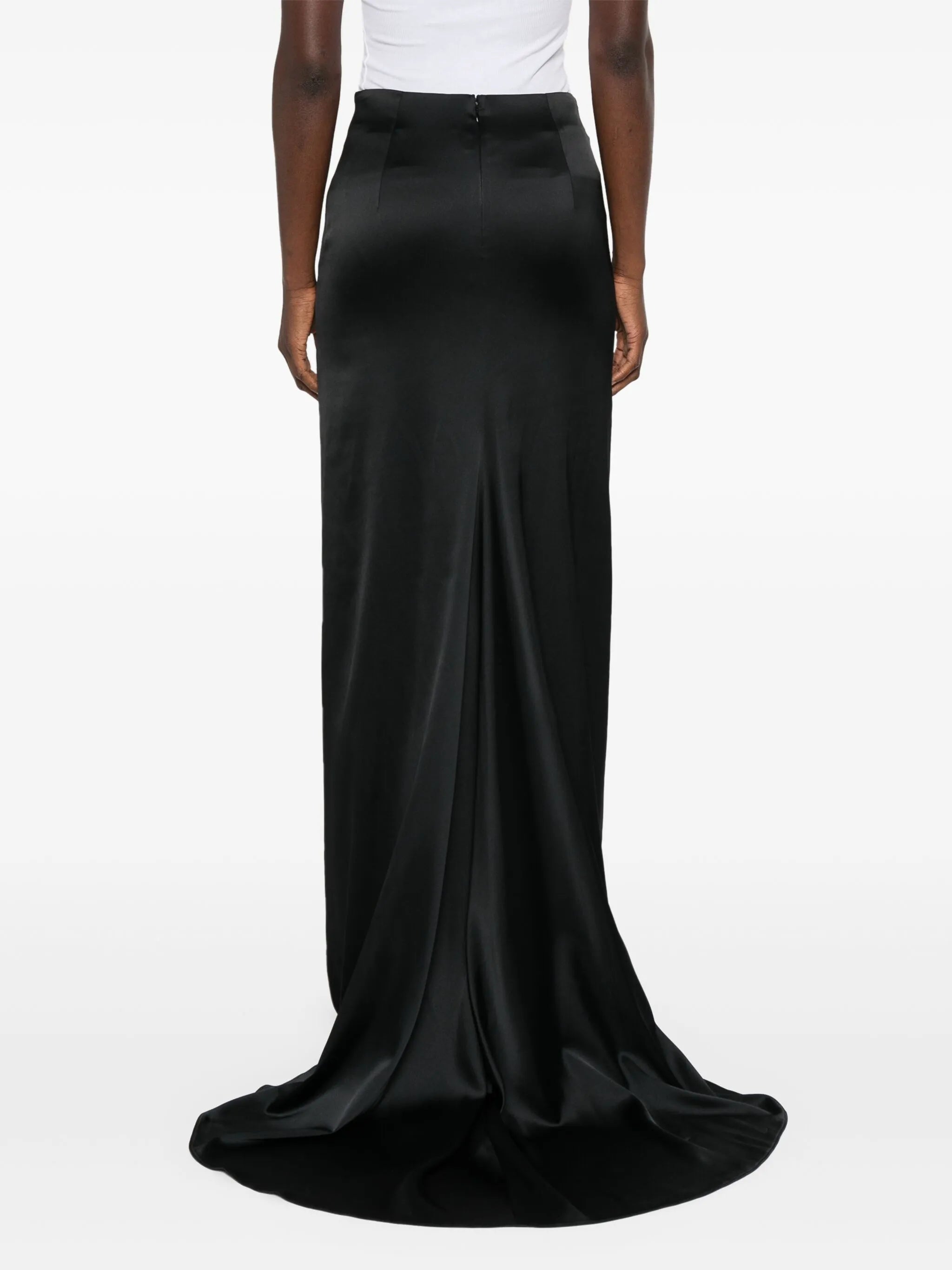 floor-length maxi skirt