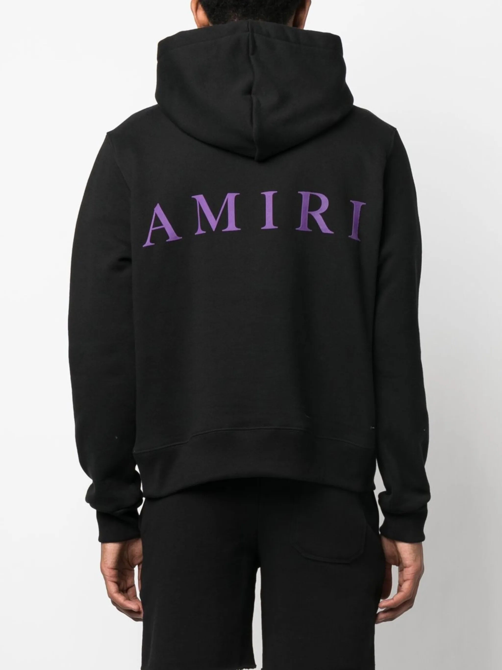 logo-print cotton hoodie