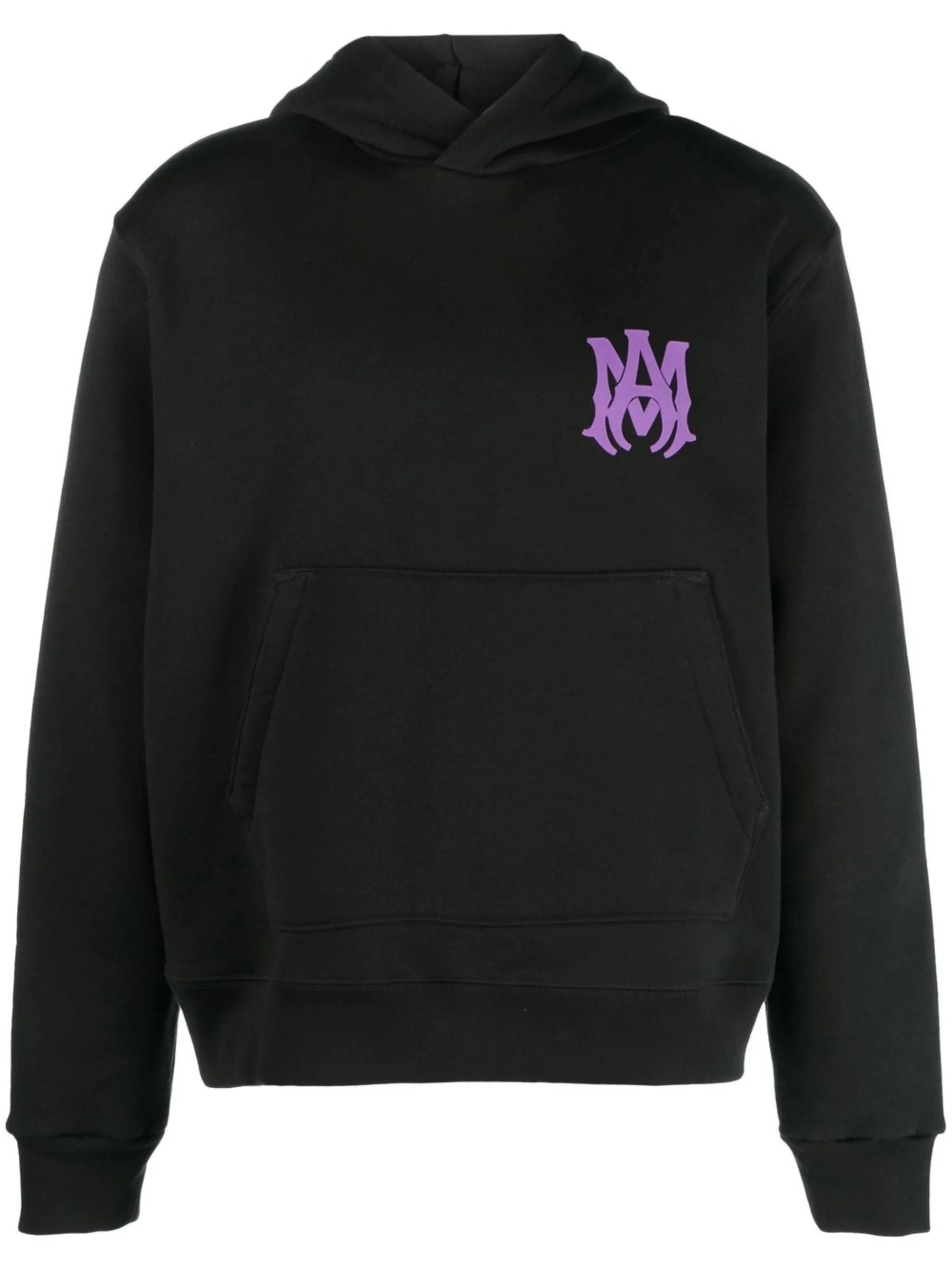 logo-print cotton hoodie