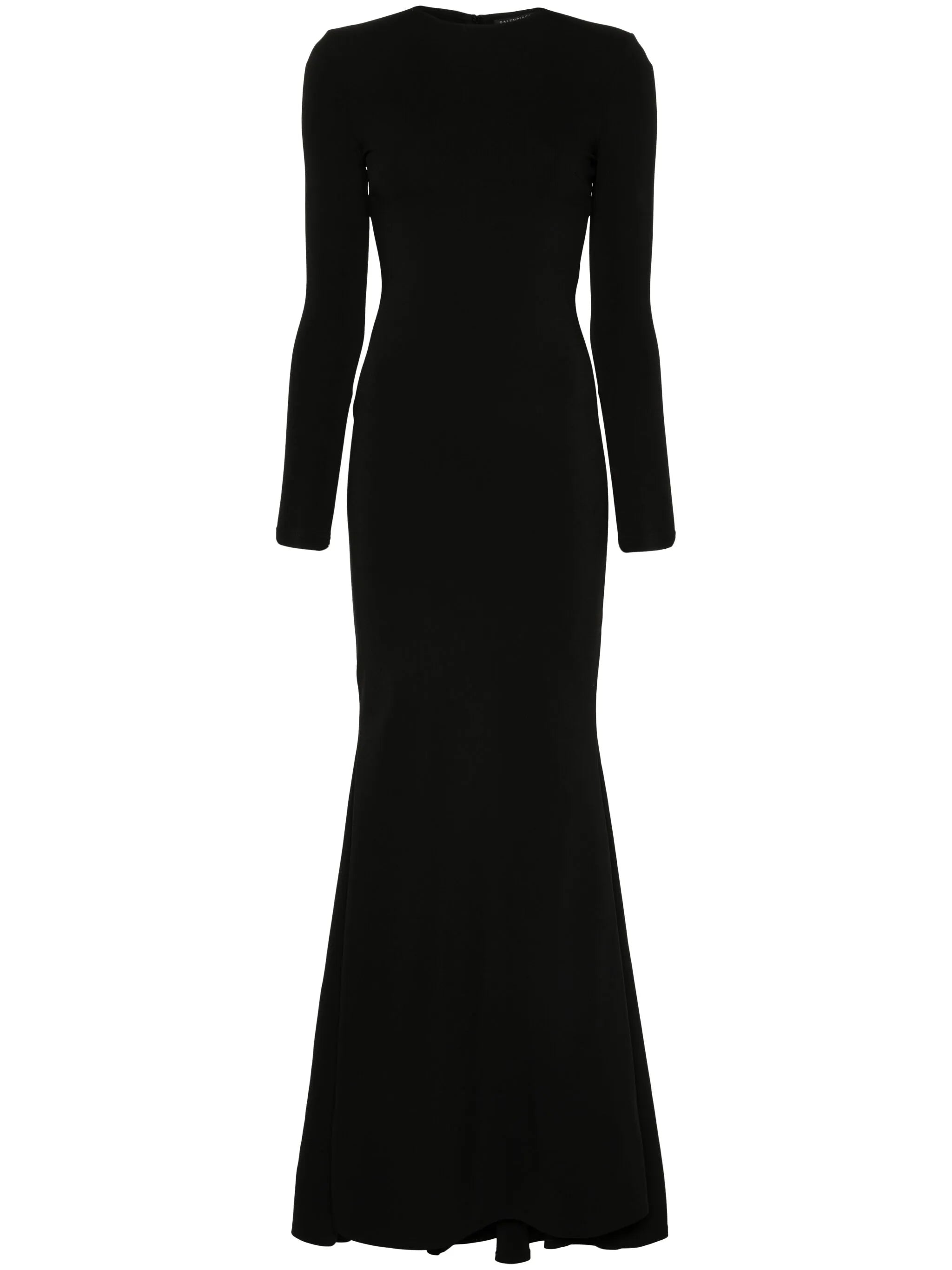 long-sleeved jersey gown