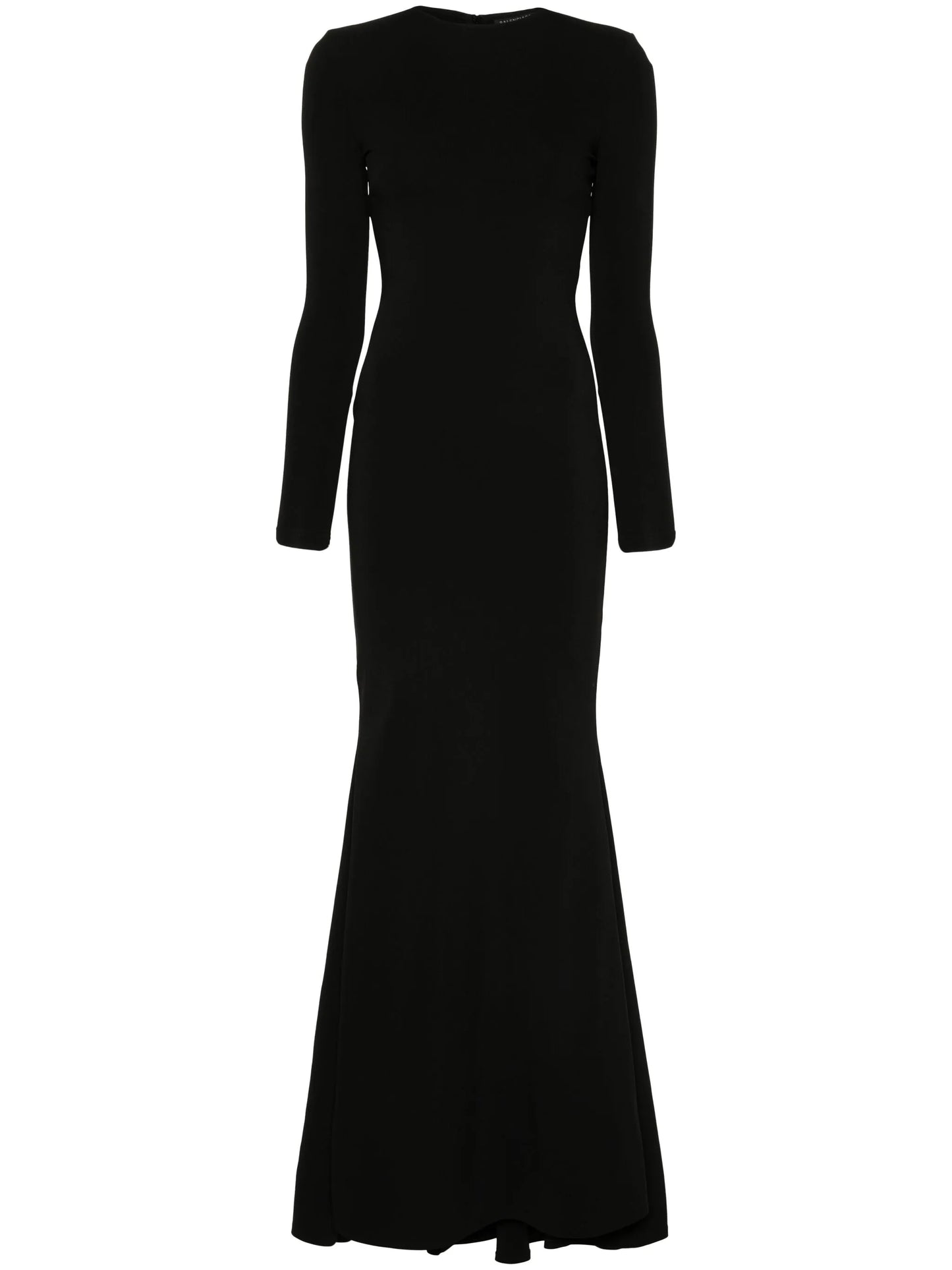 long-sleeved jersey gown