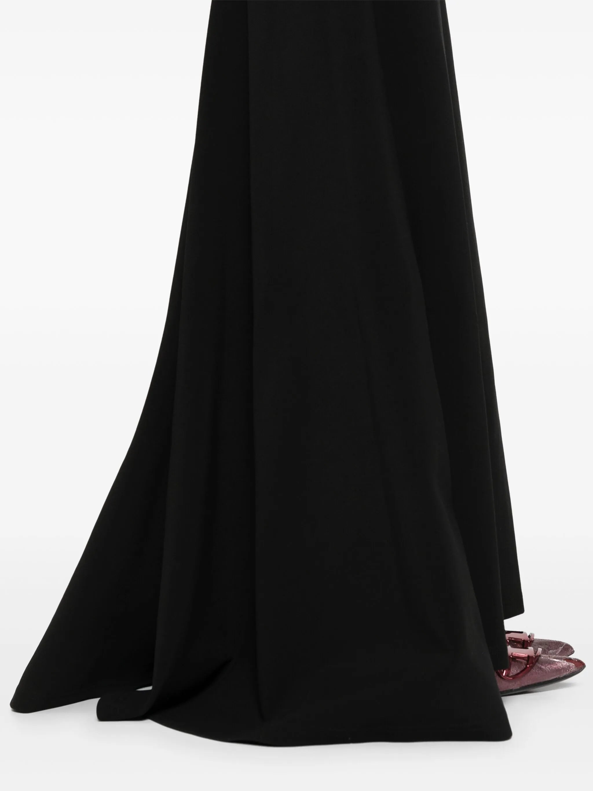 long-sleeved jersey gown