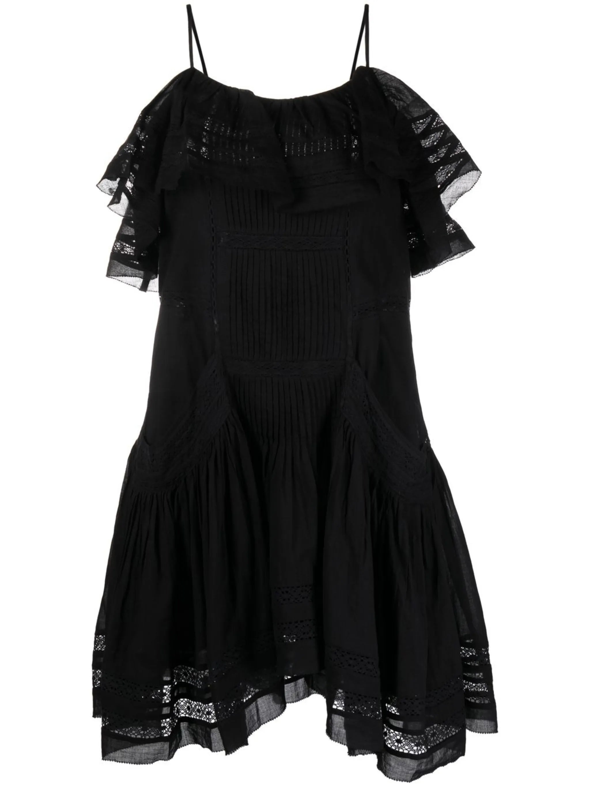 Moly tiered broderie-anglaise minidress