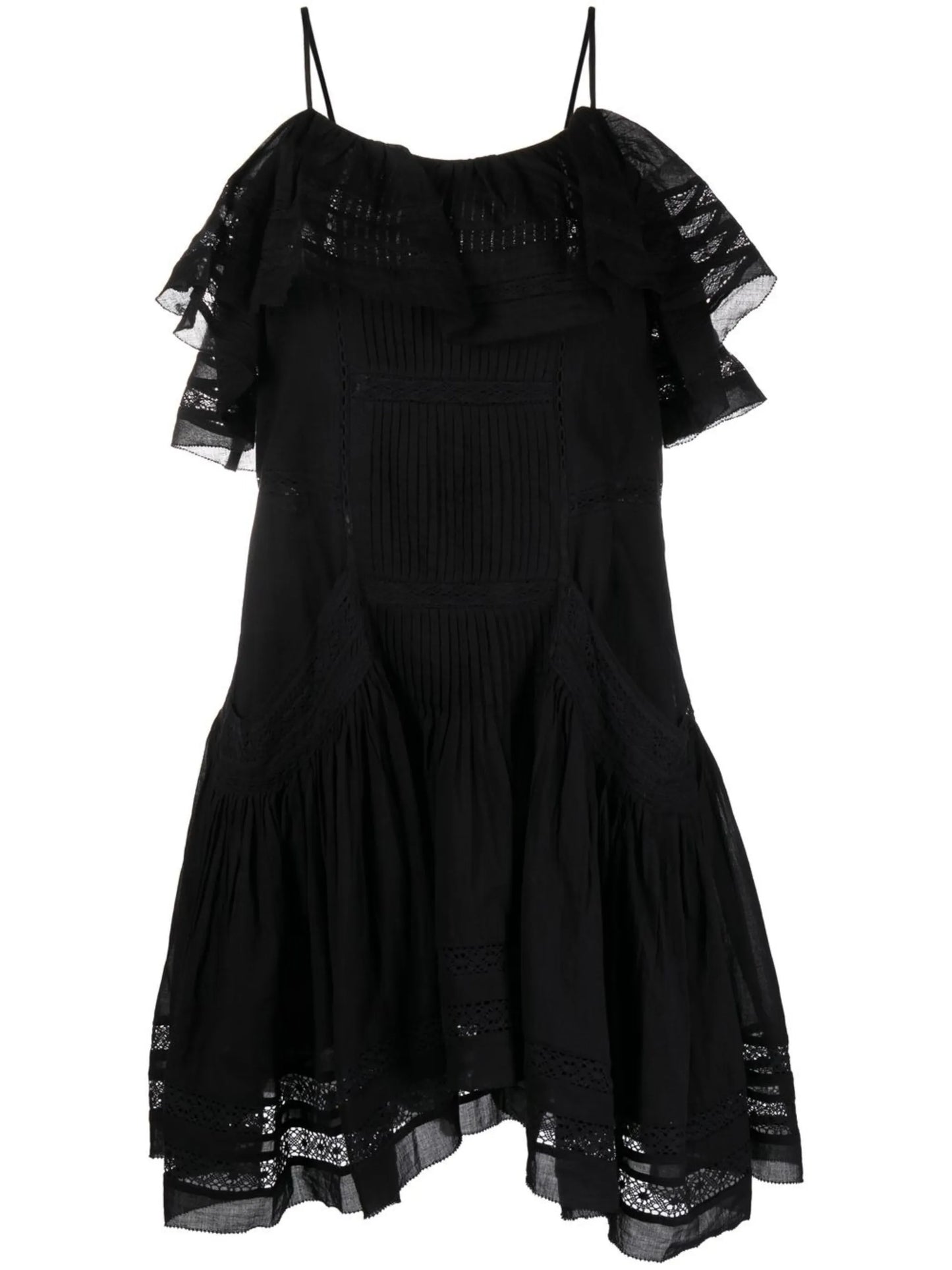 Moly tiered broderie-anglaise minidress