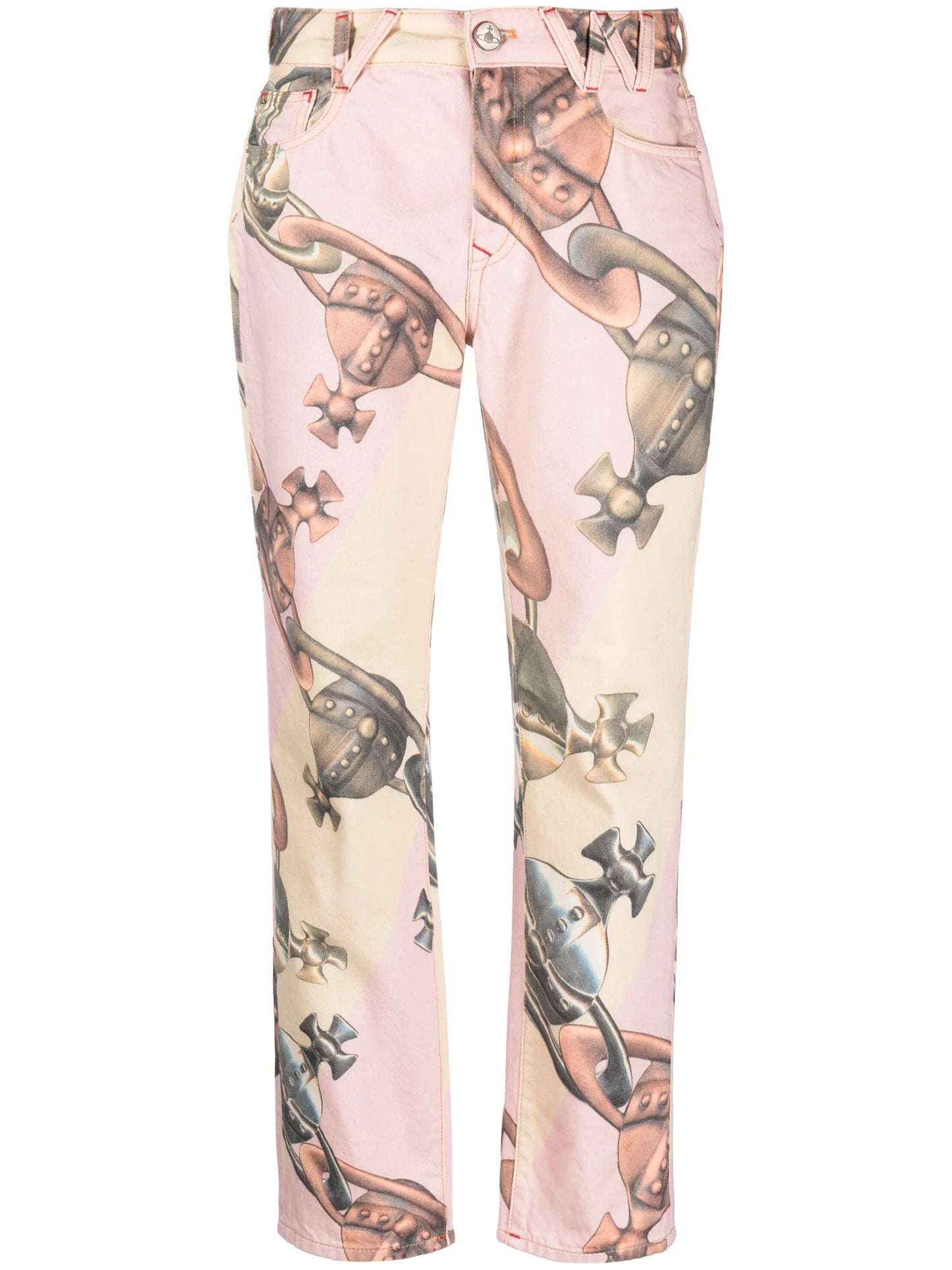 Harris logo-print cotton jeans