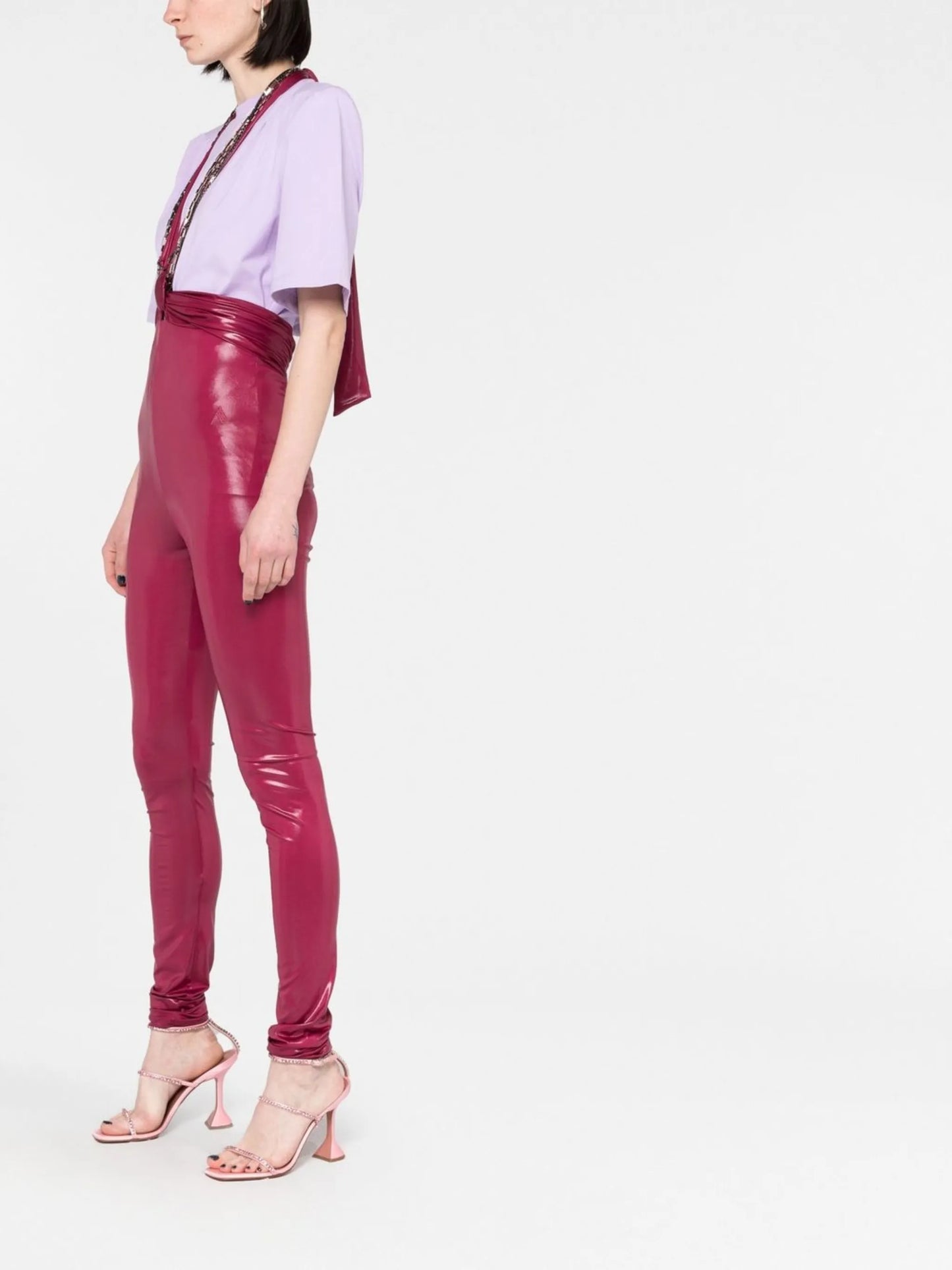Ruby neck-strap leggings