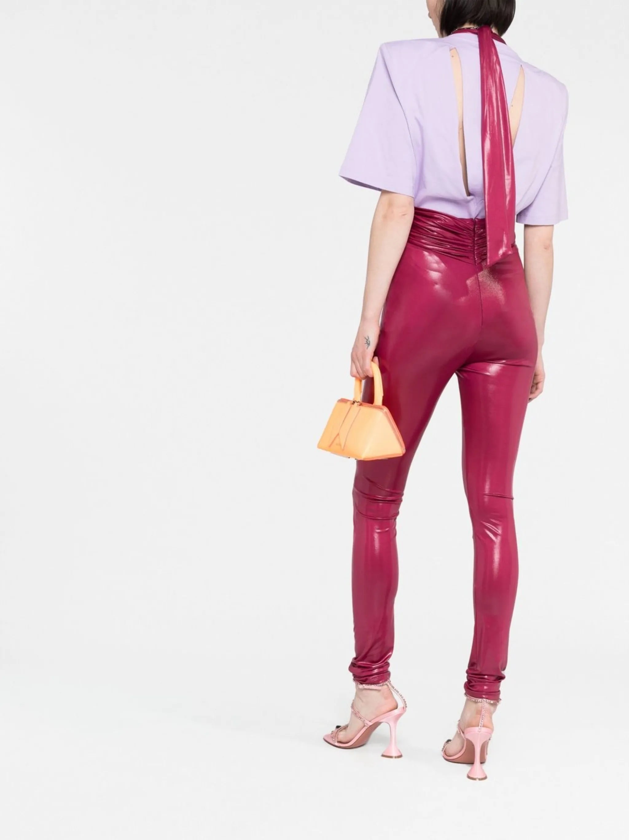 Ruby neck-strap leggings