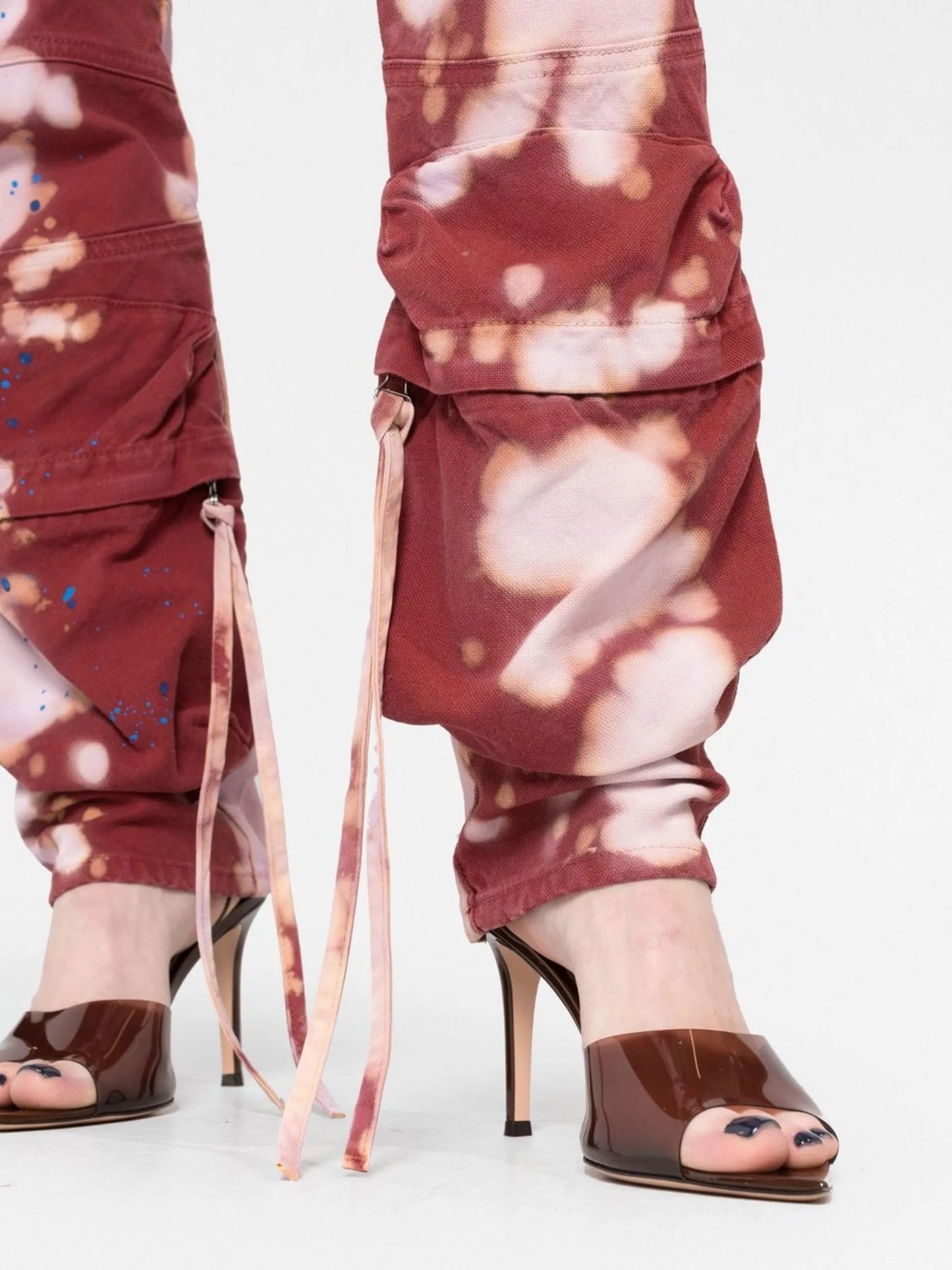 Essie tie-dye cargo trousers