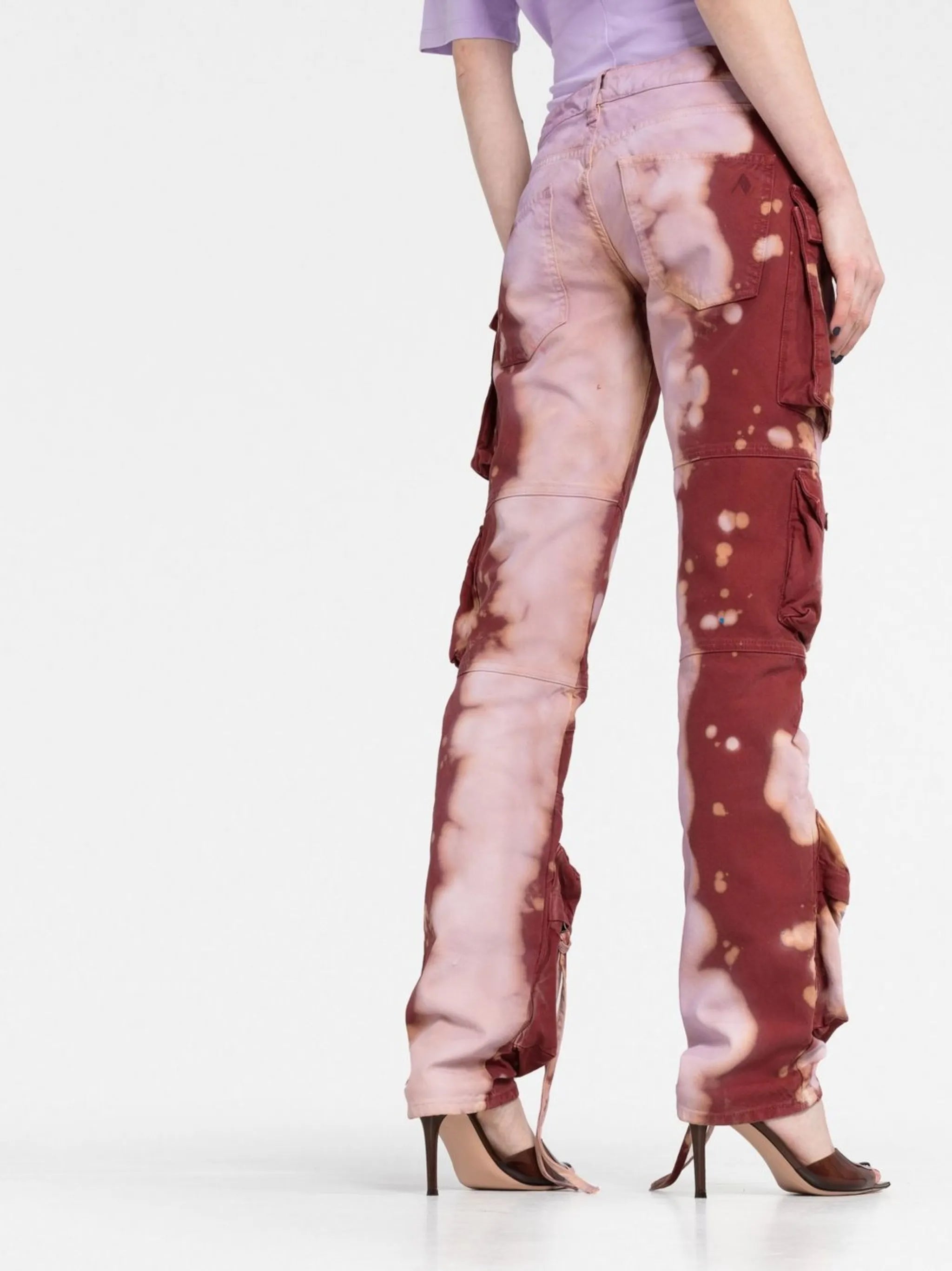 Essie tie-dye cargo trousers